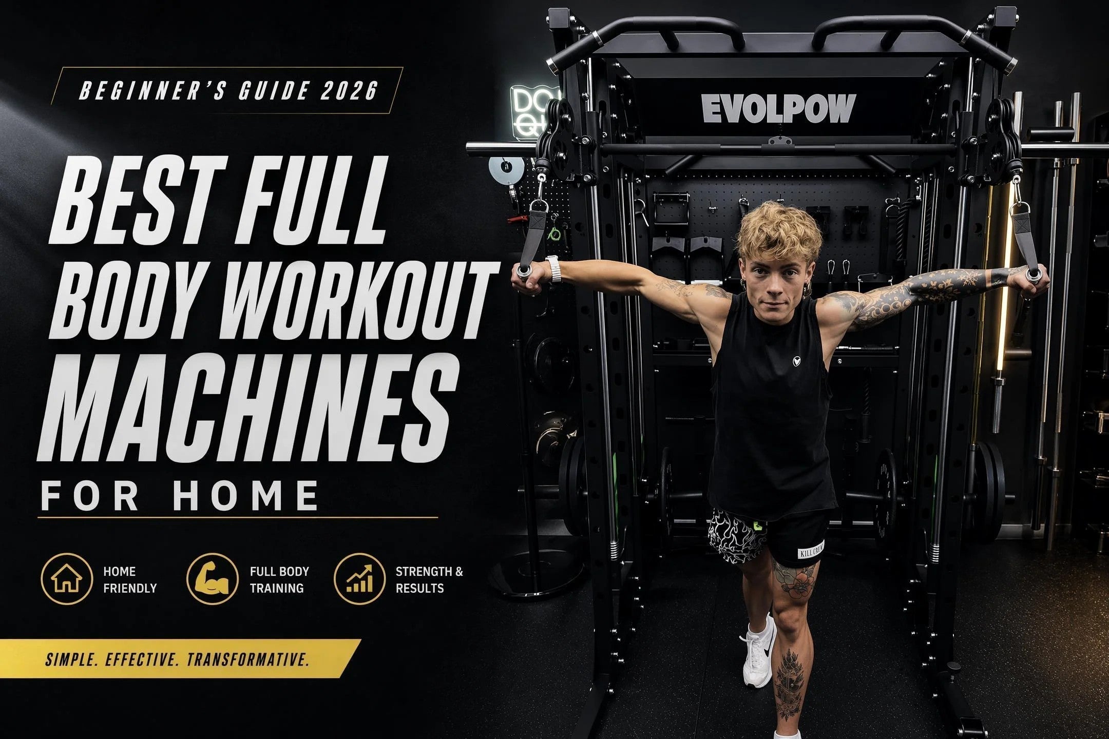 Best Full Body Workout Machines for Home (Beginner’s Guide 2026)