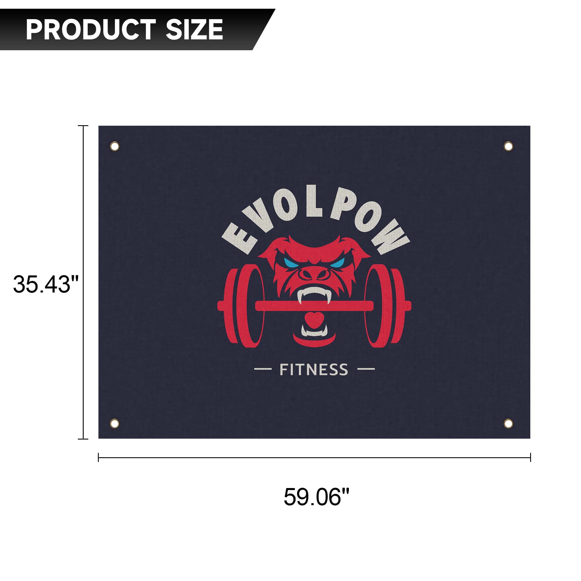 EVOLPOW Gym Flags