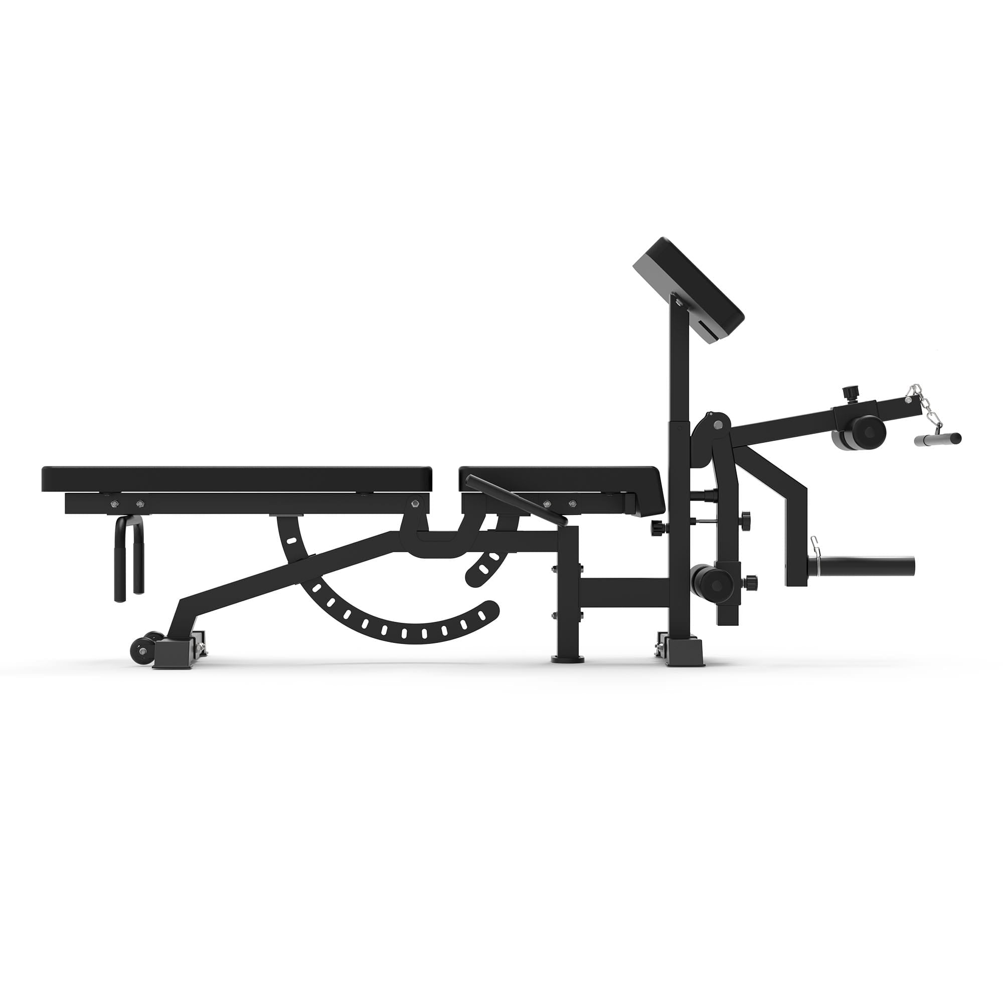 EVOLPOW BEC Multi-functional Adjustable Weight Bench with Preacher Curl and Leg Extension