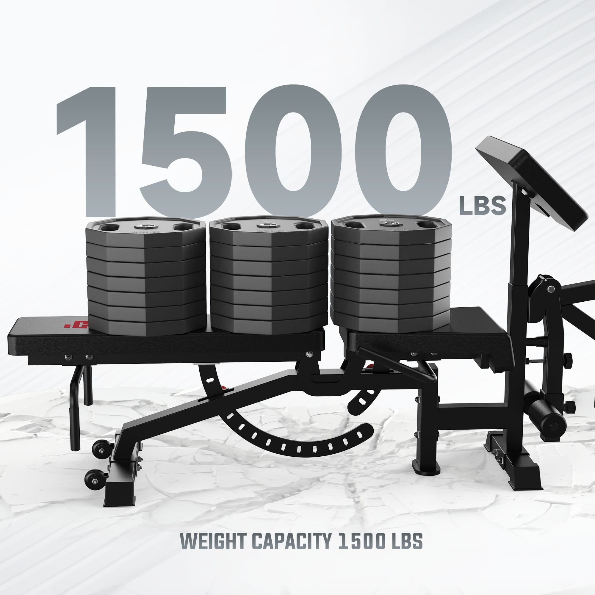 EVOLPOW BEC Multi-functional Adjustable Weight Bench with Preacher Curl and Leg Extension