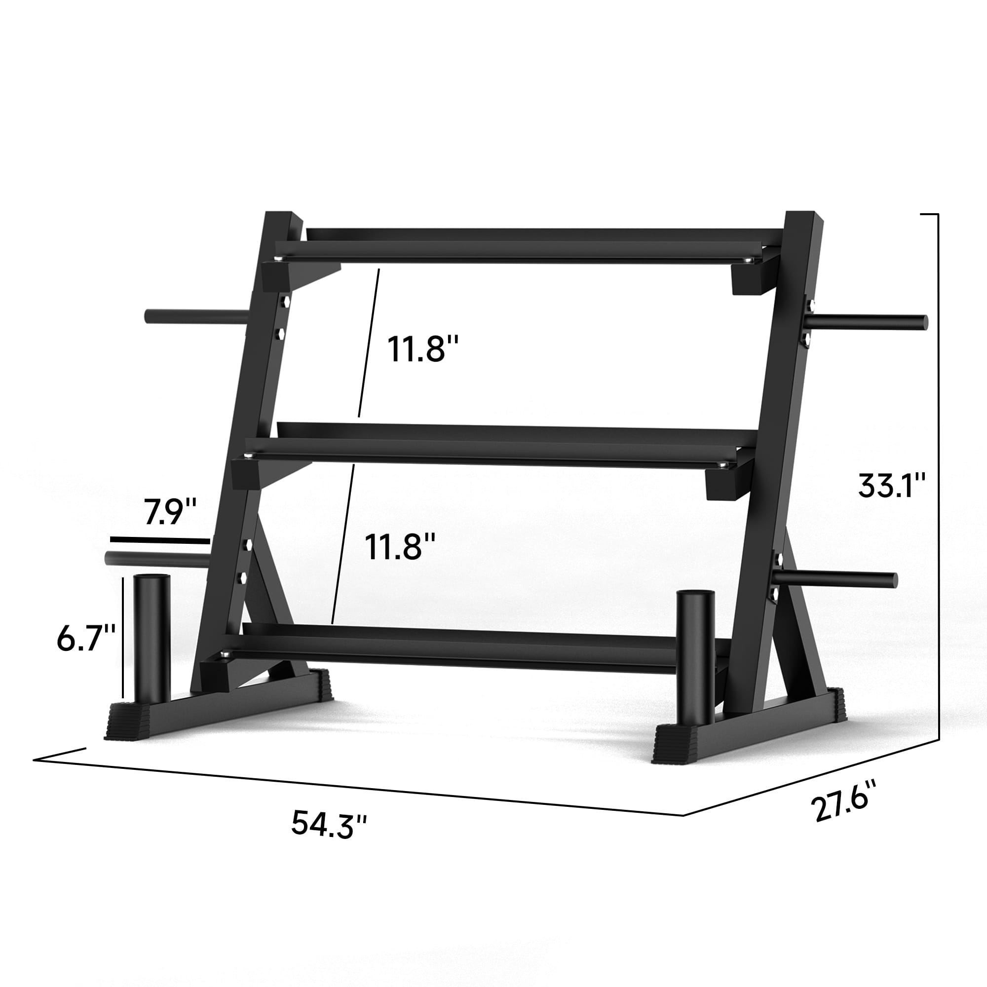 Heavy Duty Marcy Tier Dumbbell Weight Rack CAP Combo 3-Tier