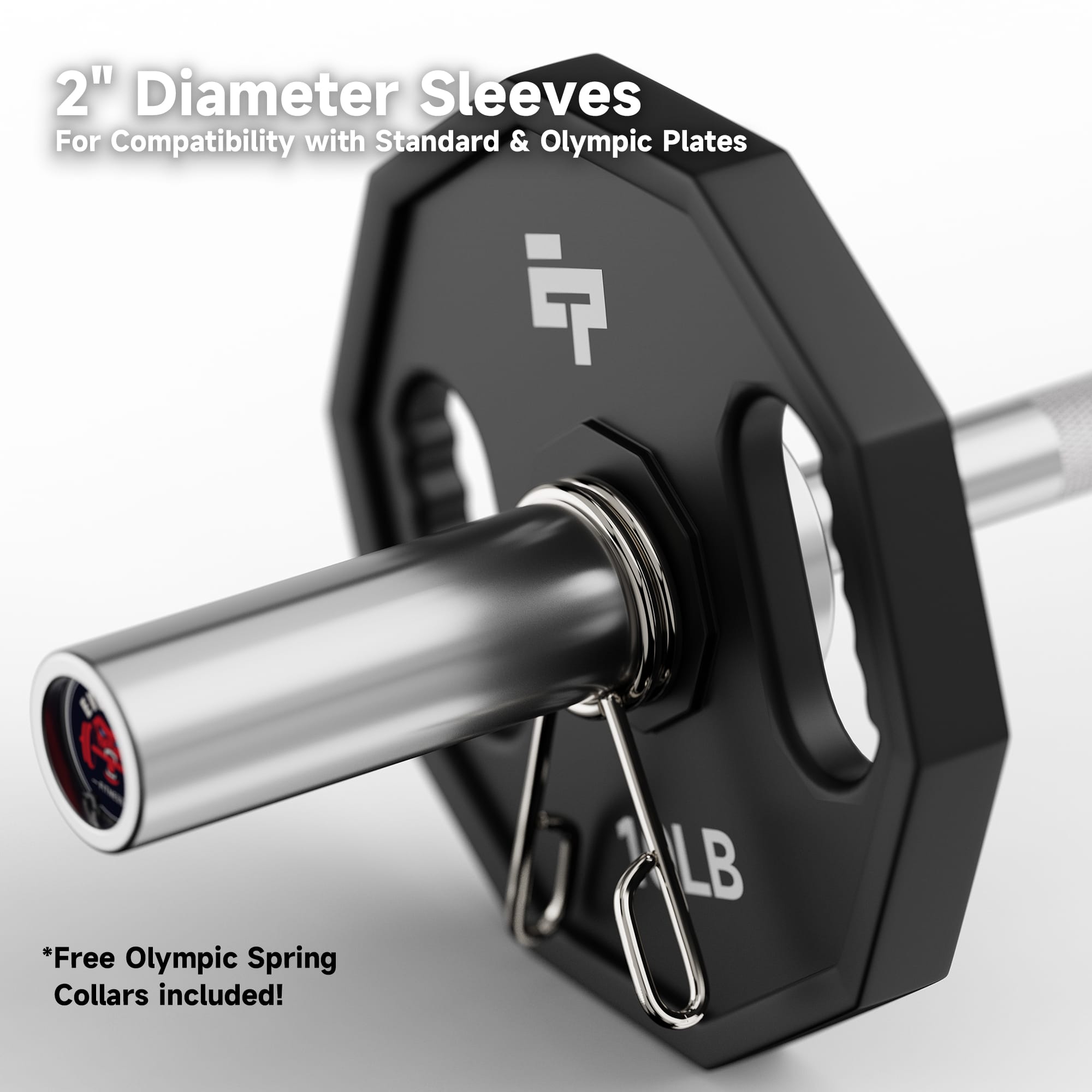 EVOLPOW 4FT Olympic Straight Training Barbell