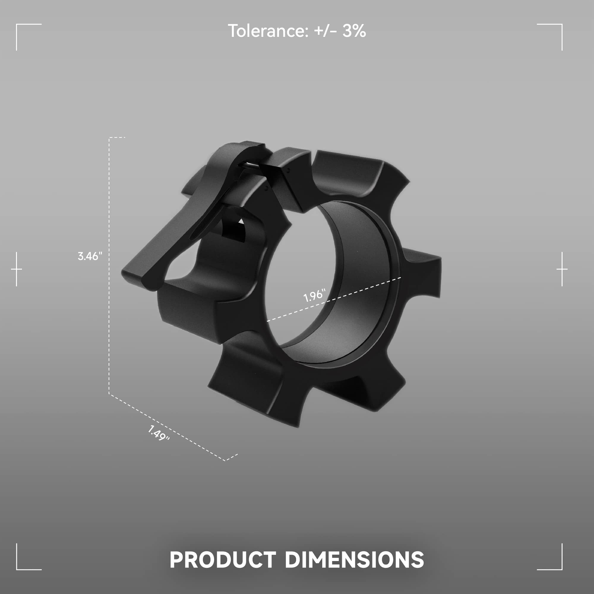 EVOLPOW Aluminium Barbell Collars