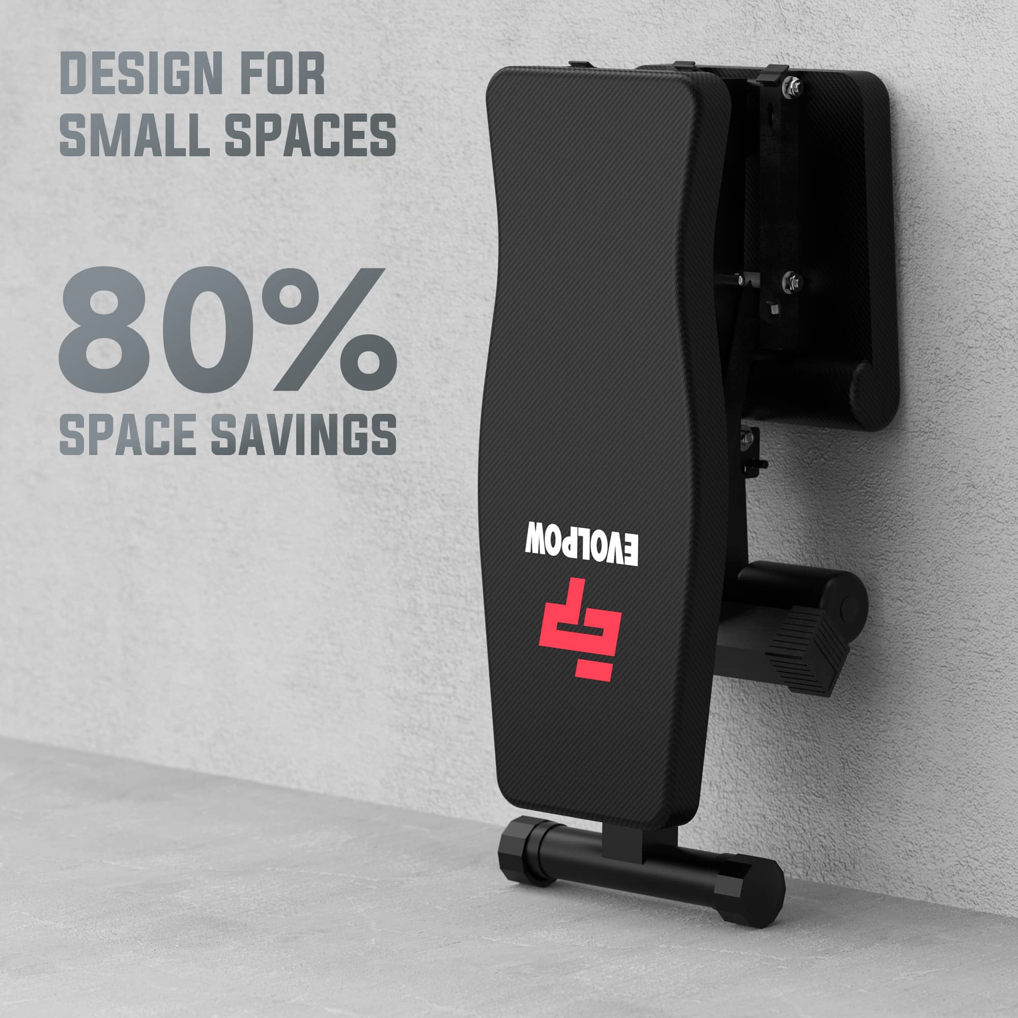 EVOLPOW BED Adjustable and Foldable Weight Bench