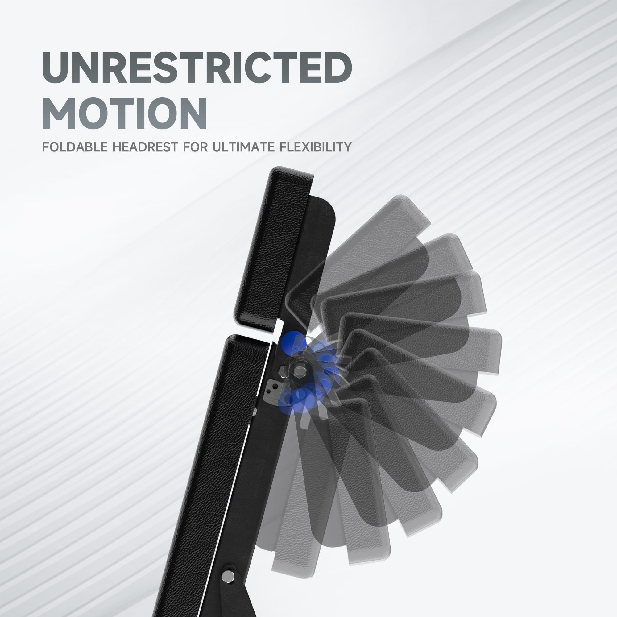 EVOLPOW BEE Adjustable Weight Bench with Multi-Position Headrest