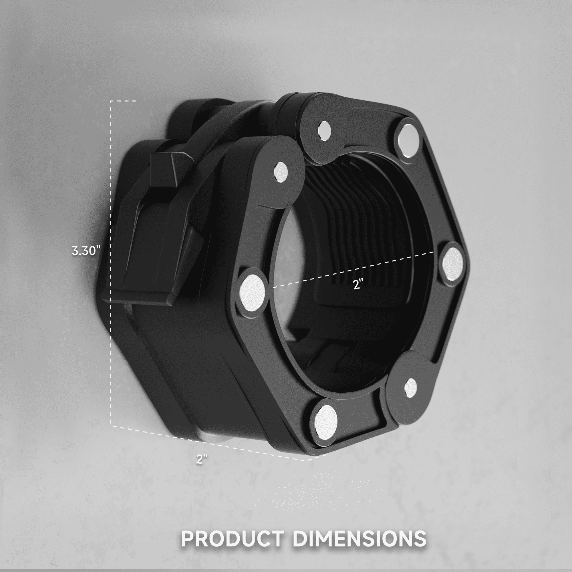 EVOLPOW Barbell Collars with Magnets