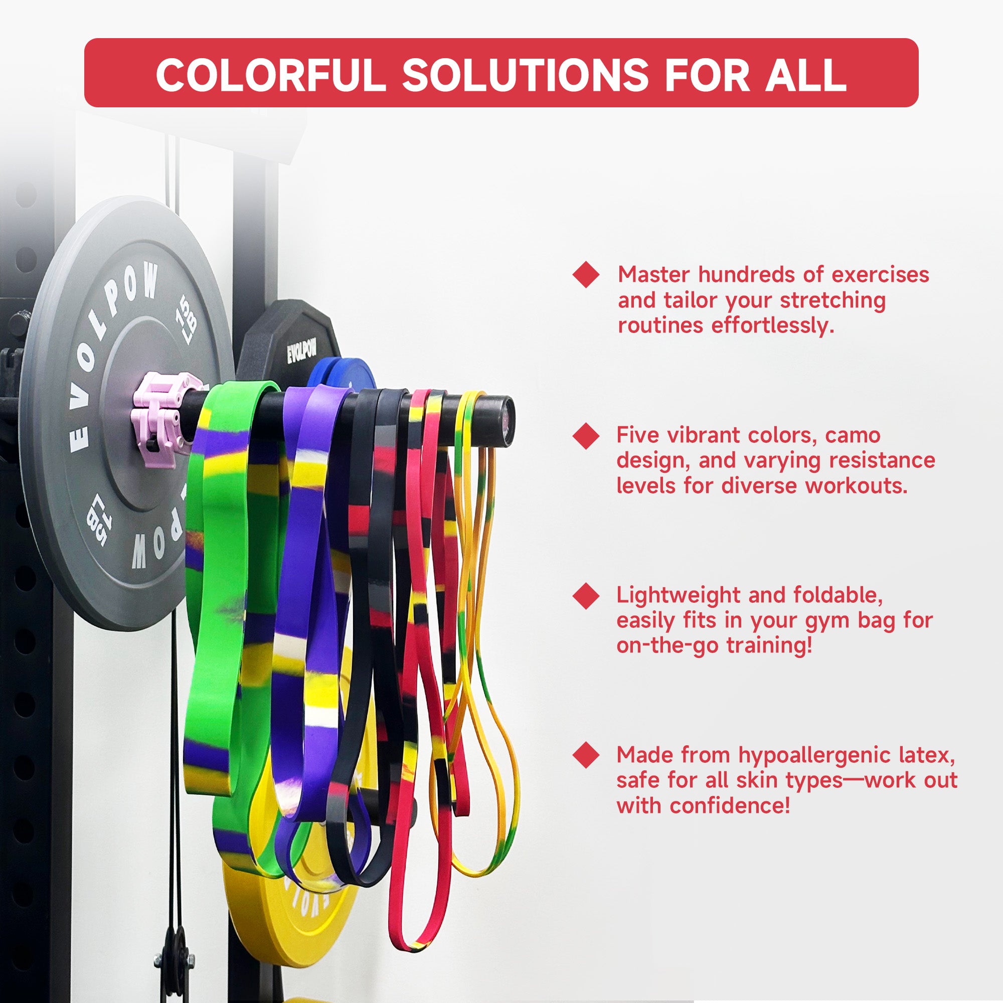 EVOLPOW Camouflage Resistance Band