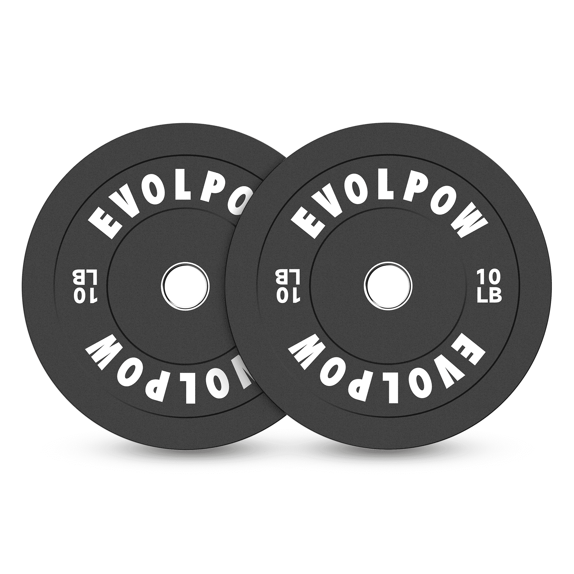 EVOLPOW Color Low Bounce Bumper Plates Olympic Weight Plates