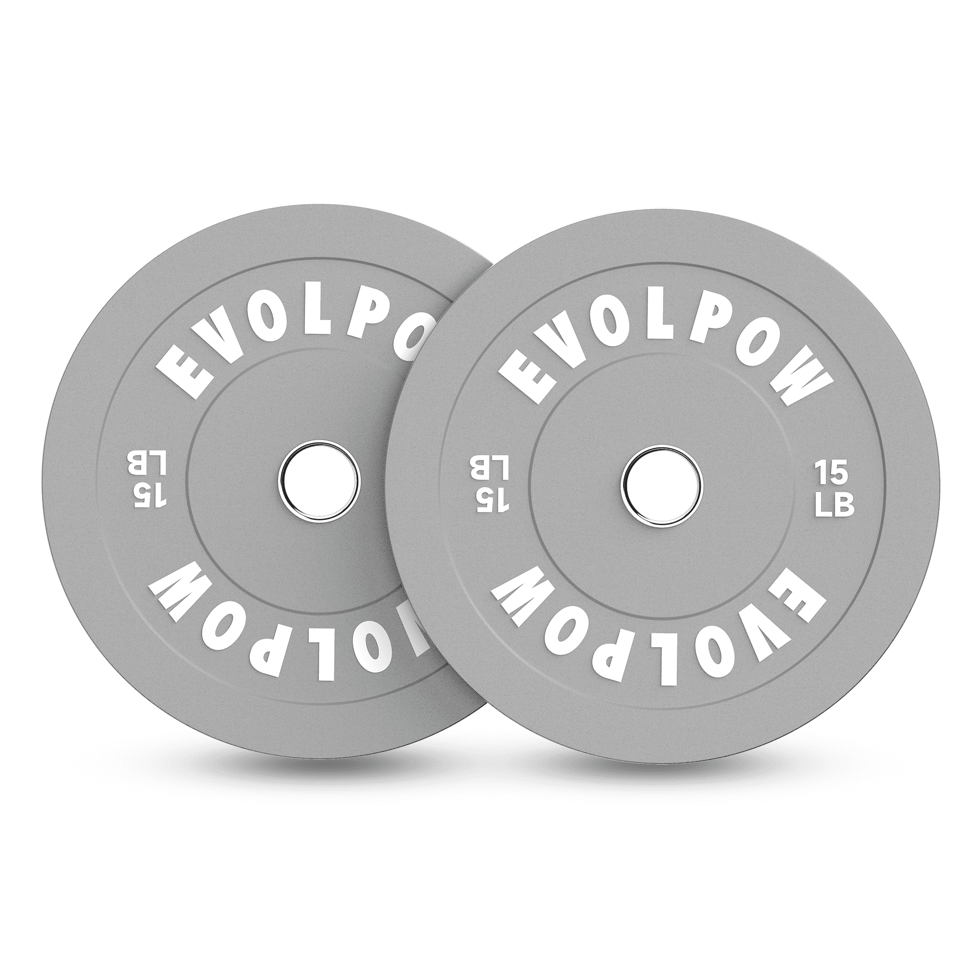 EVOLPOW Color Low Bounce Bumper Plates Olympic Weight Plates