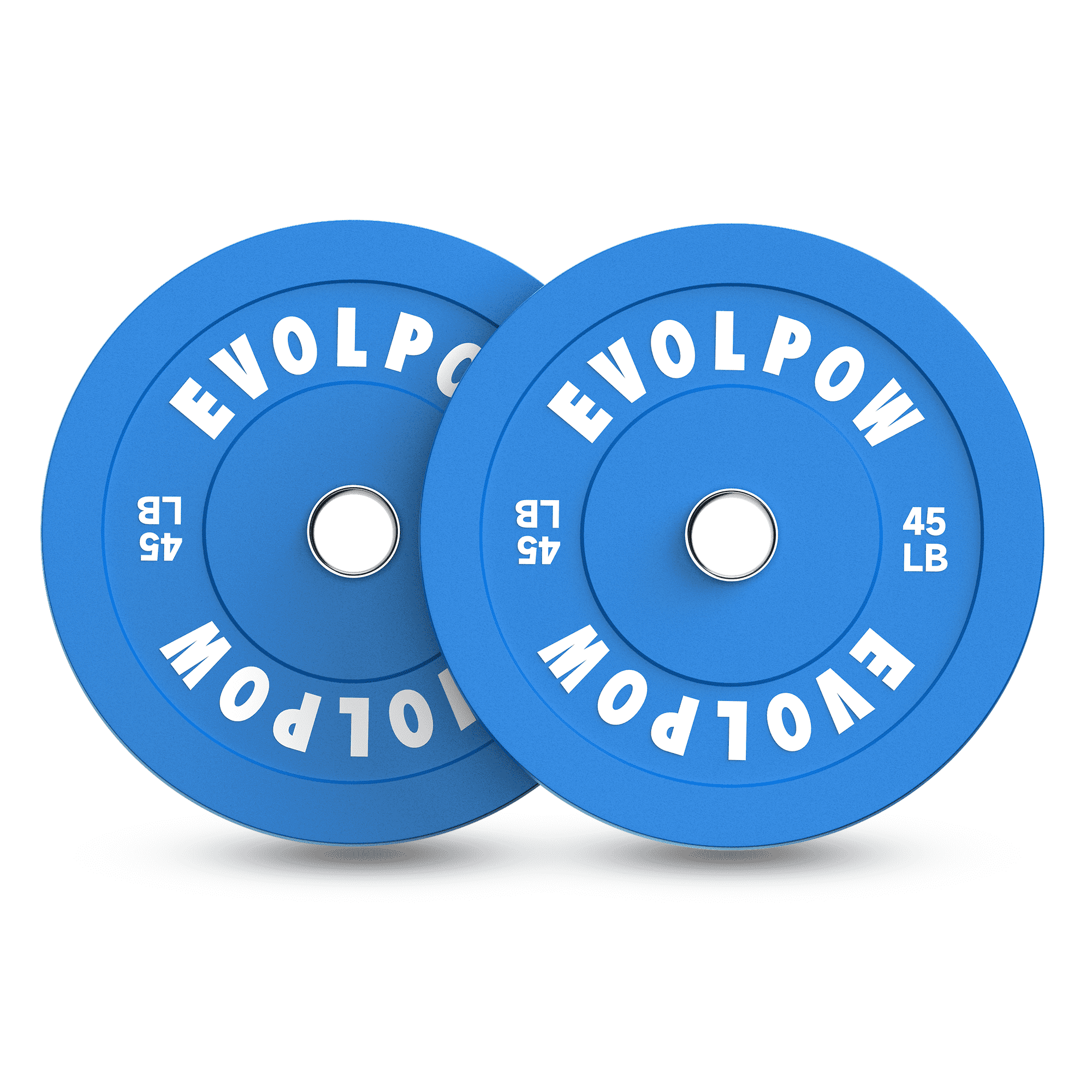 EVOLPOW Color Low Bounce Bumper Plates Olympic Weight Plates