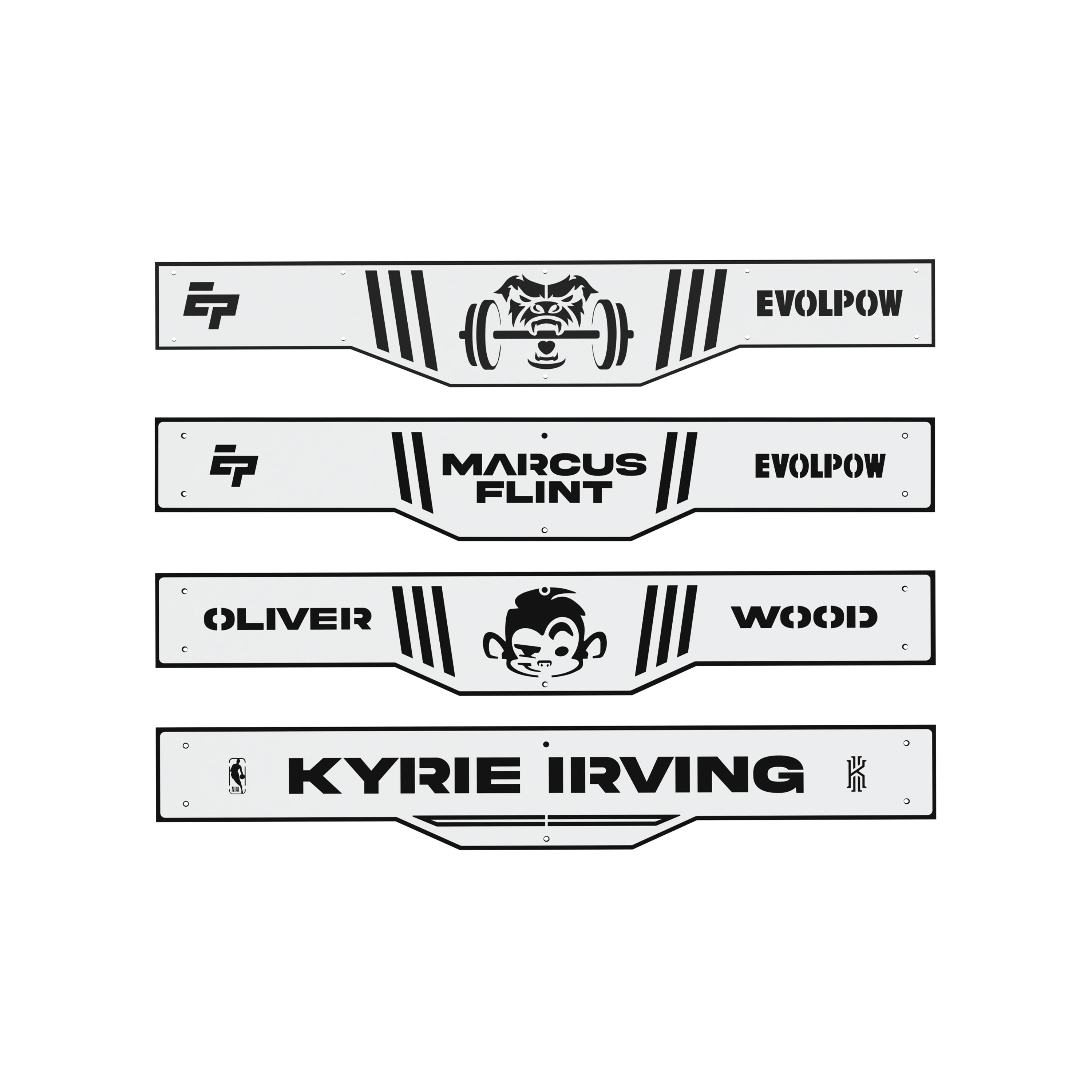 EVOLPOW Customizable Logo Plate