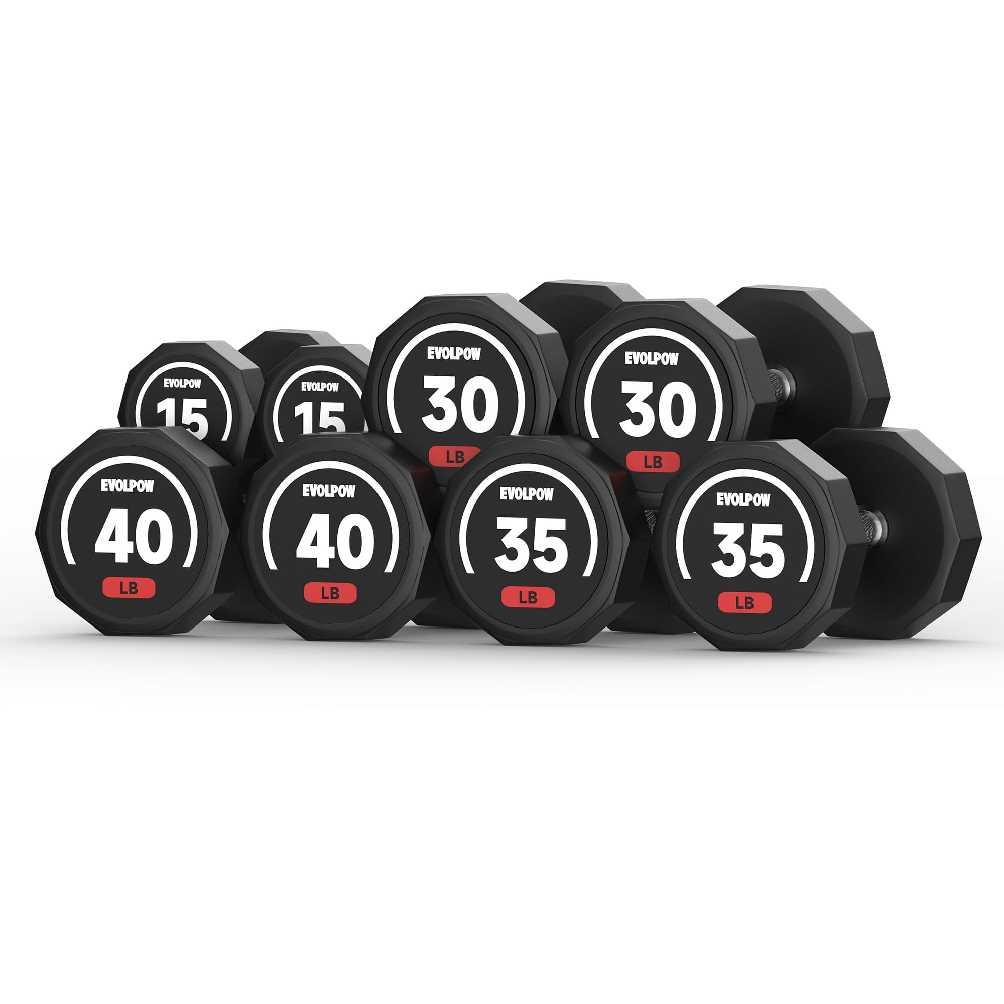 EVOLPOW Decagon PEV Dumbbells