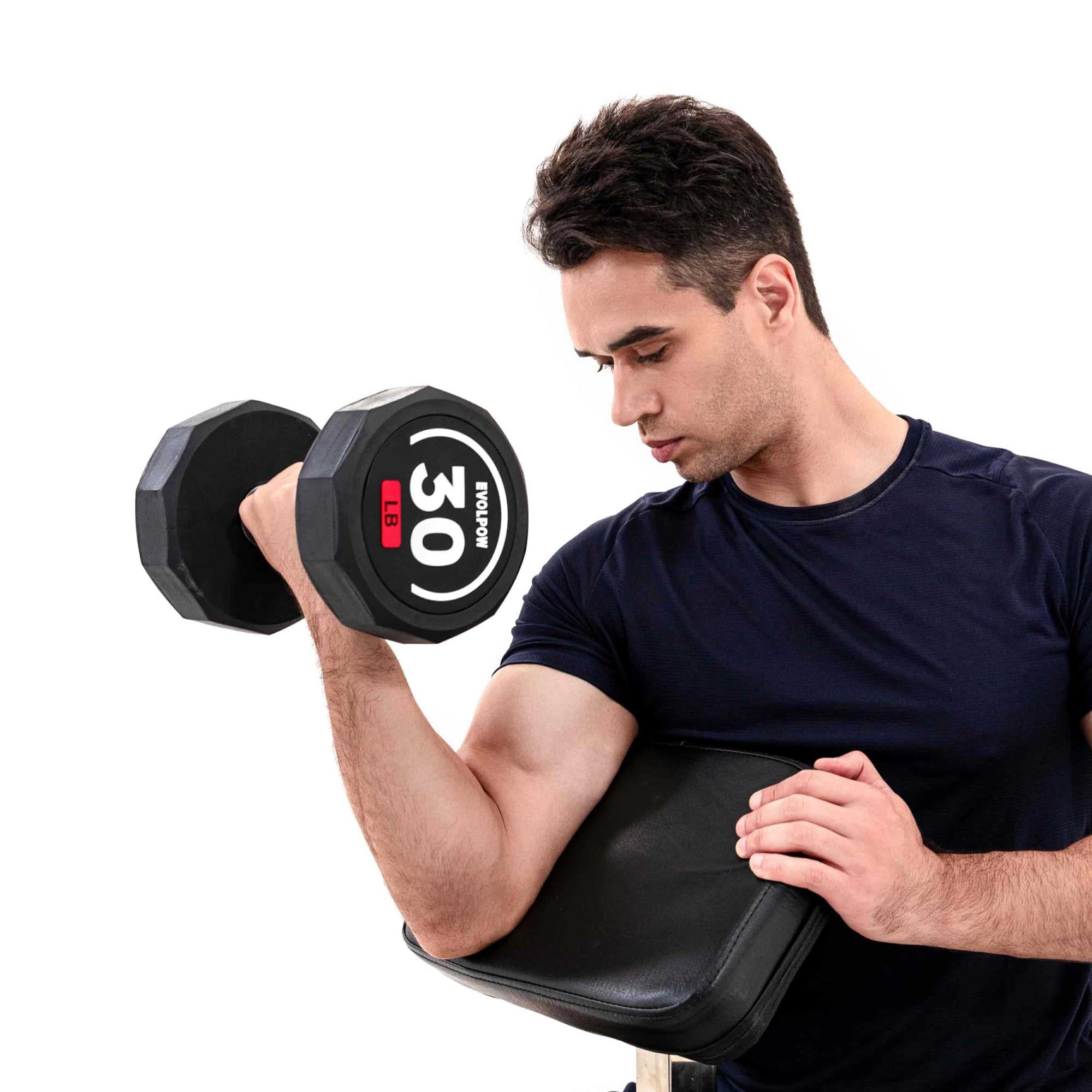 EVOLPOW Decagon PEV Dumbbells