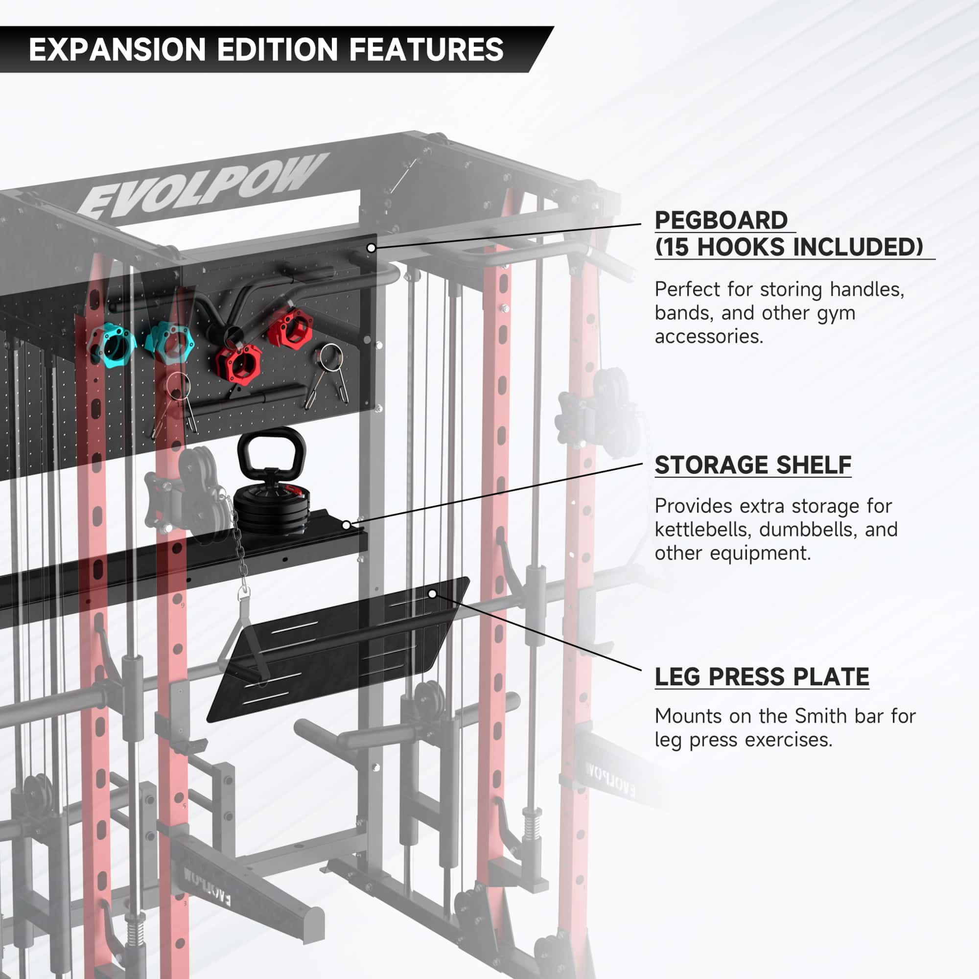 EVOLPOW M2B Brute All-In-One Smith Machine Home Gym
