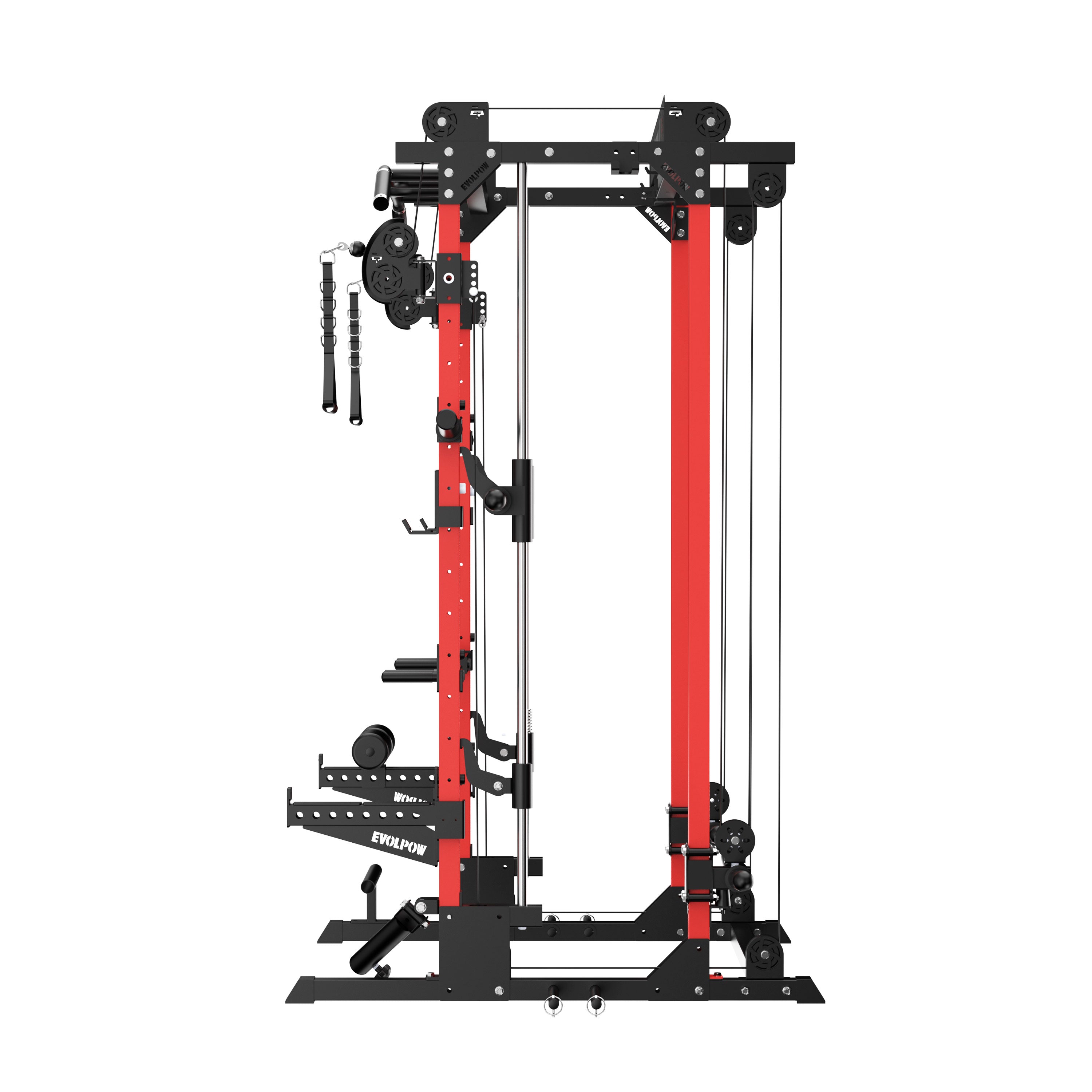 EVOLPOW M2D Brute All-in-One Smith Machine Home Gym (Dual Pulley Edition)