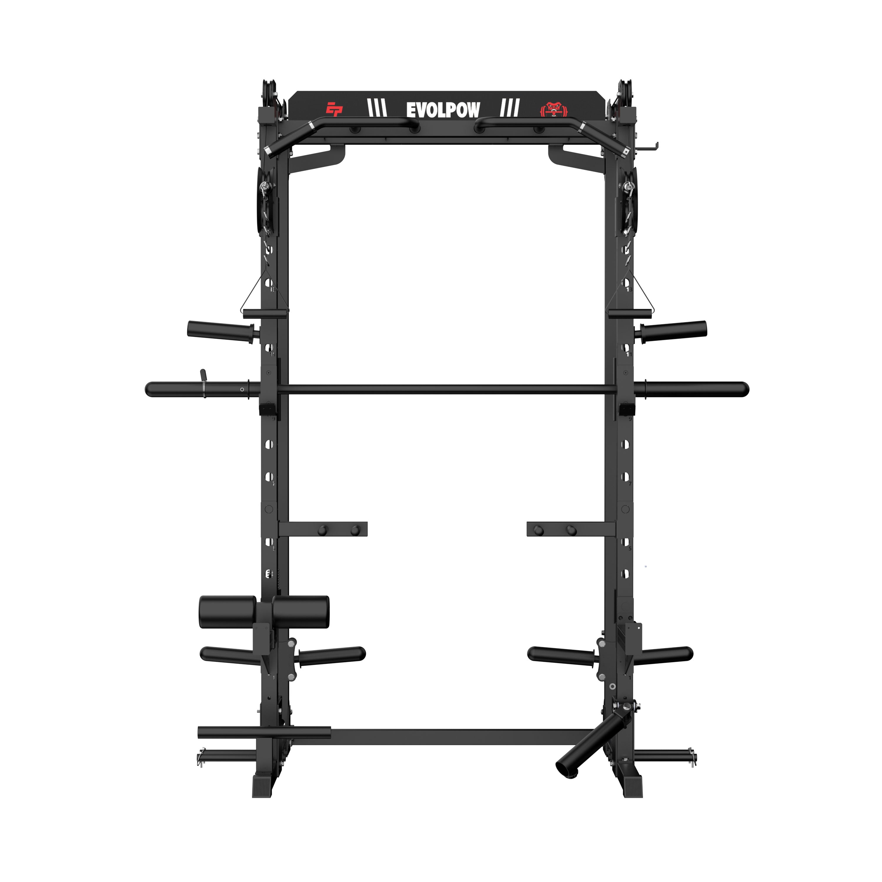 EVOLPOW M2D Brute All-in-One Smith Machine Home Gym (Dual Pulley Edition)