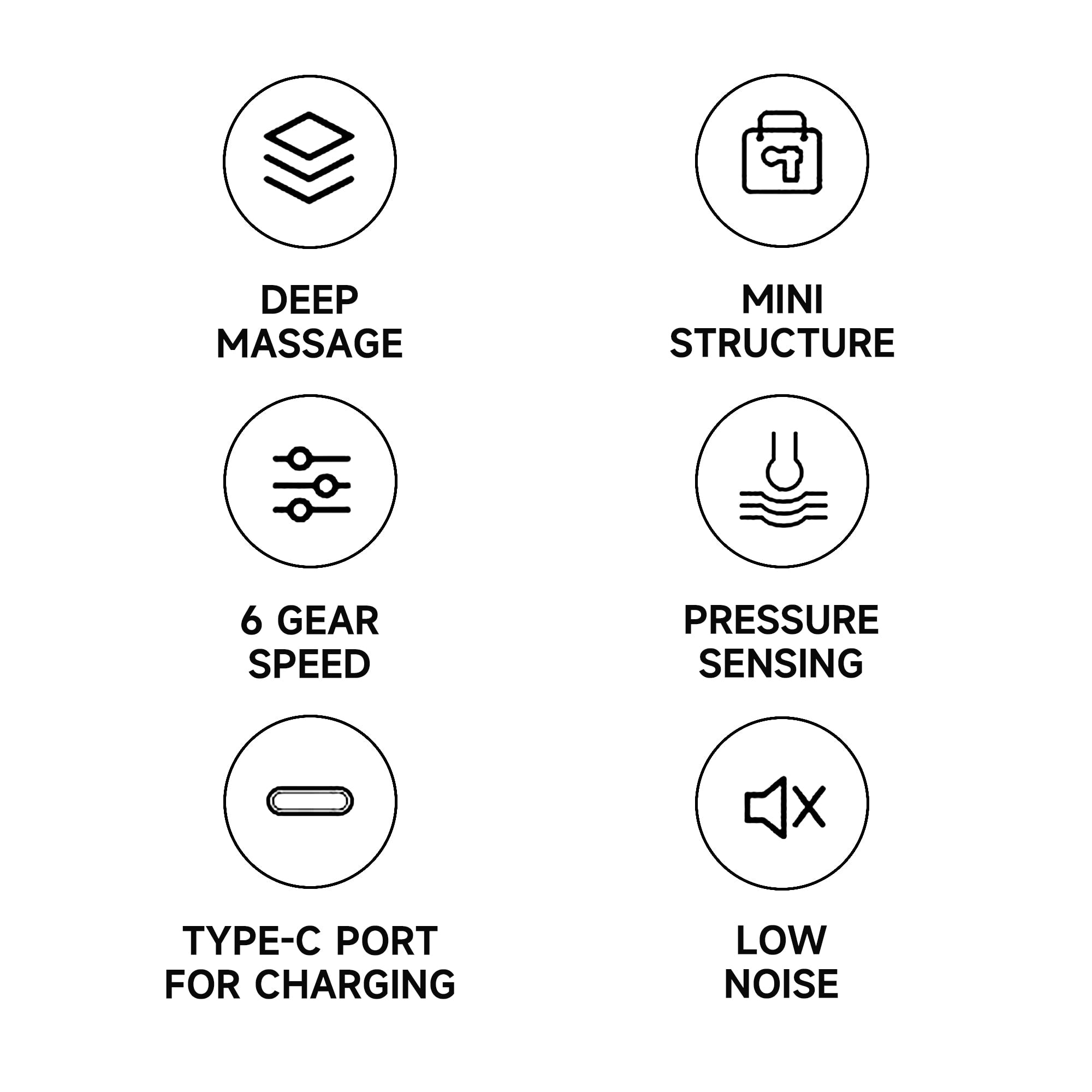 EVOLPOW Mini Handheld Percussion Massage Gun