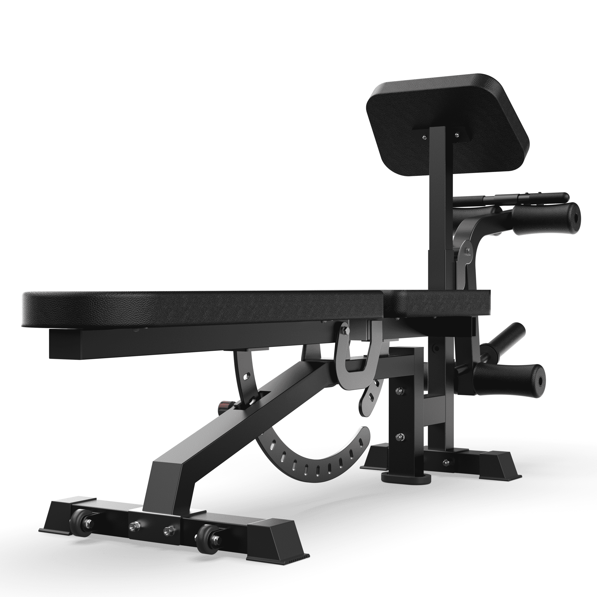 EVOLPOW Multi functional Adjustable Weight Bench With Preacher Curl An Evolpow multi functional adjustable weight bench with preacher curl an