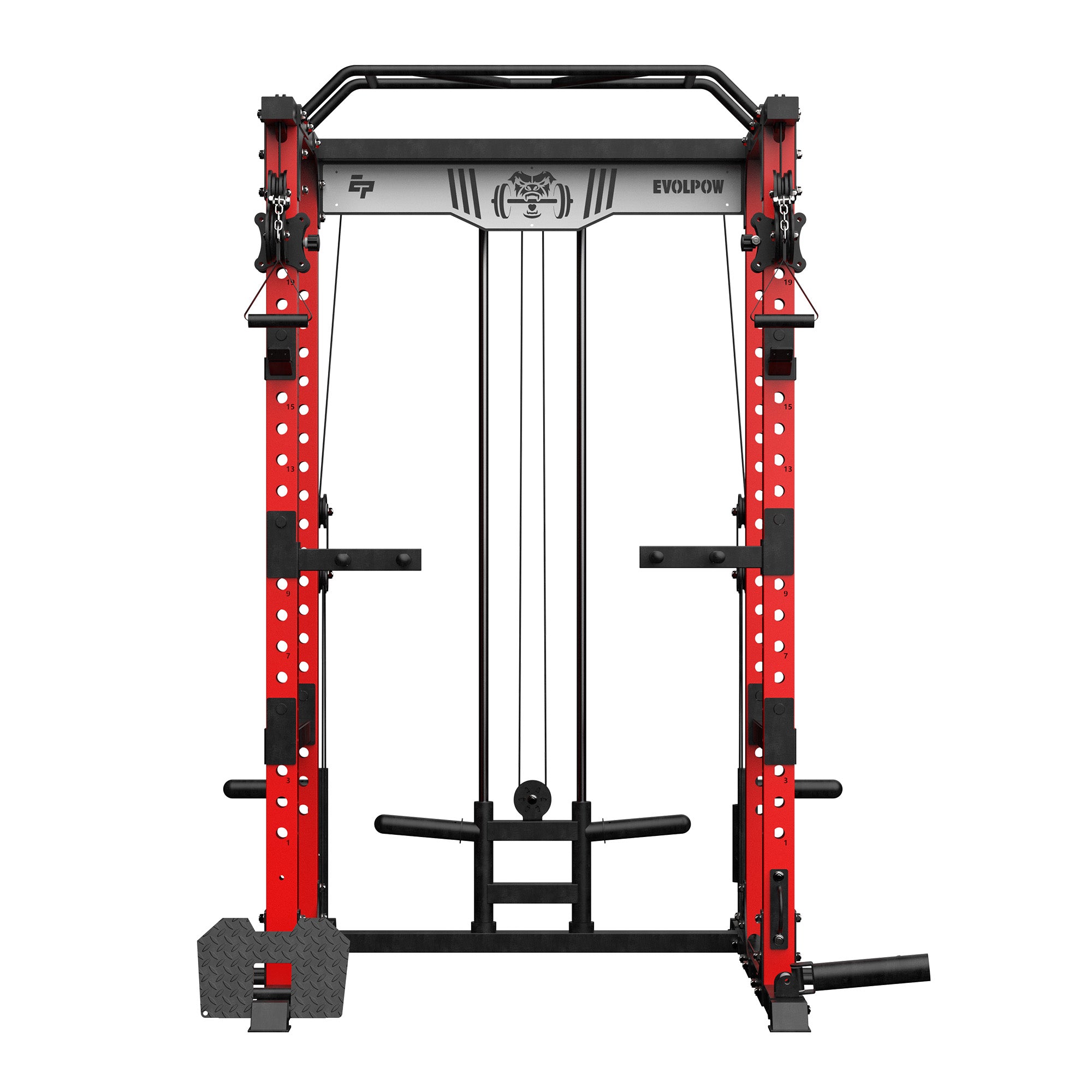 EVOLPOW P3A Tank Upgraded All-in-One Power Rack Home Gym - Best Seller