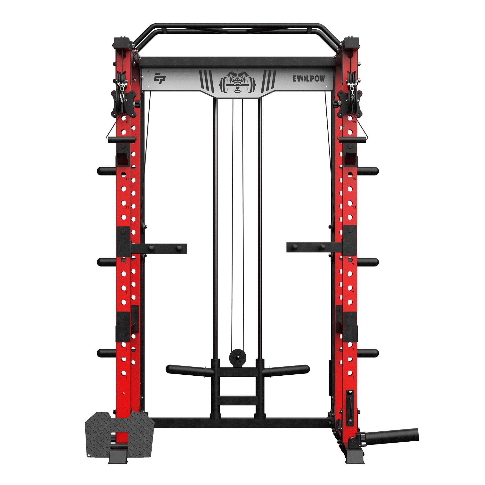 EVOLPOW P3A Tank Upgraded All-in-One Power Rack Home Gym - Best Seller