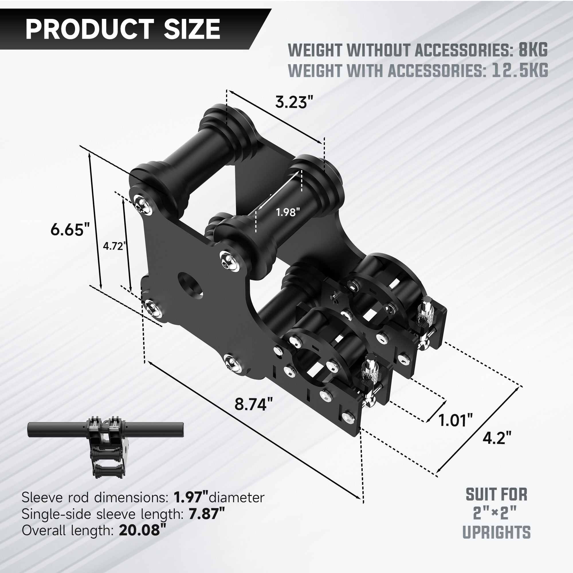 EVOLPOW Smith Machine Glider Attachment