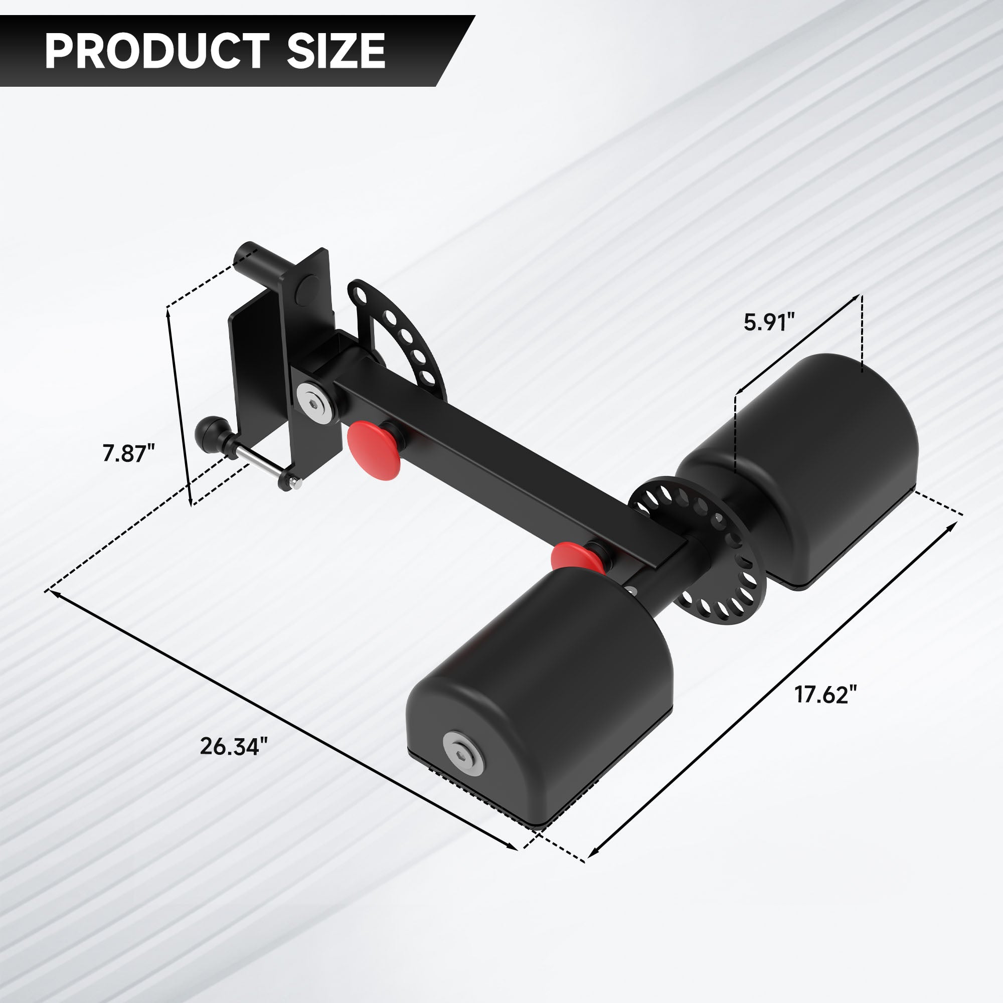 EVOLPOW 3-in-1 Leg Holder and Footplate Attachment