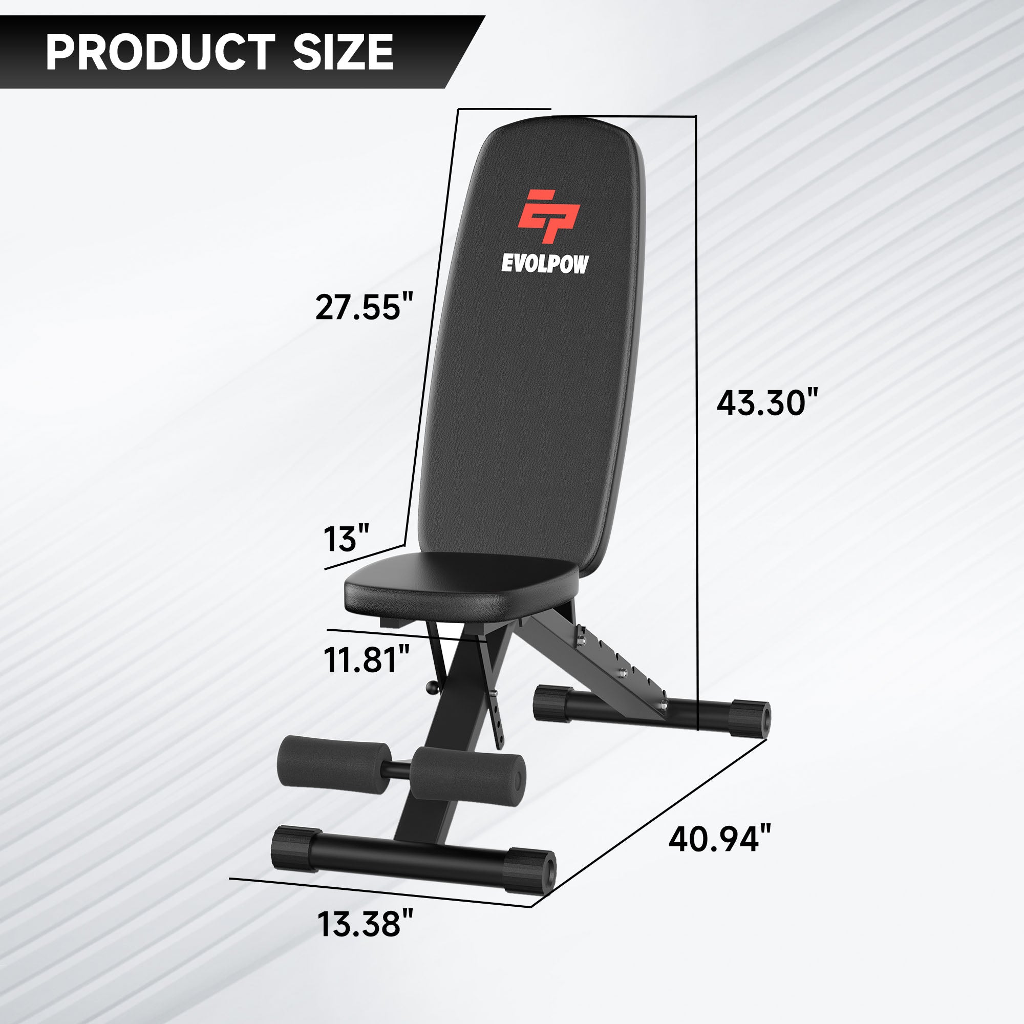 EVOLPOW BEA Adjustable Weight Bench