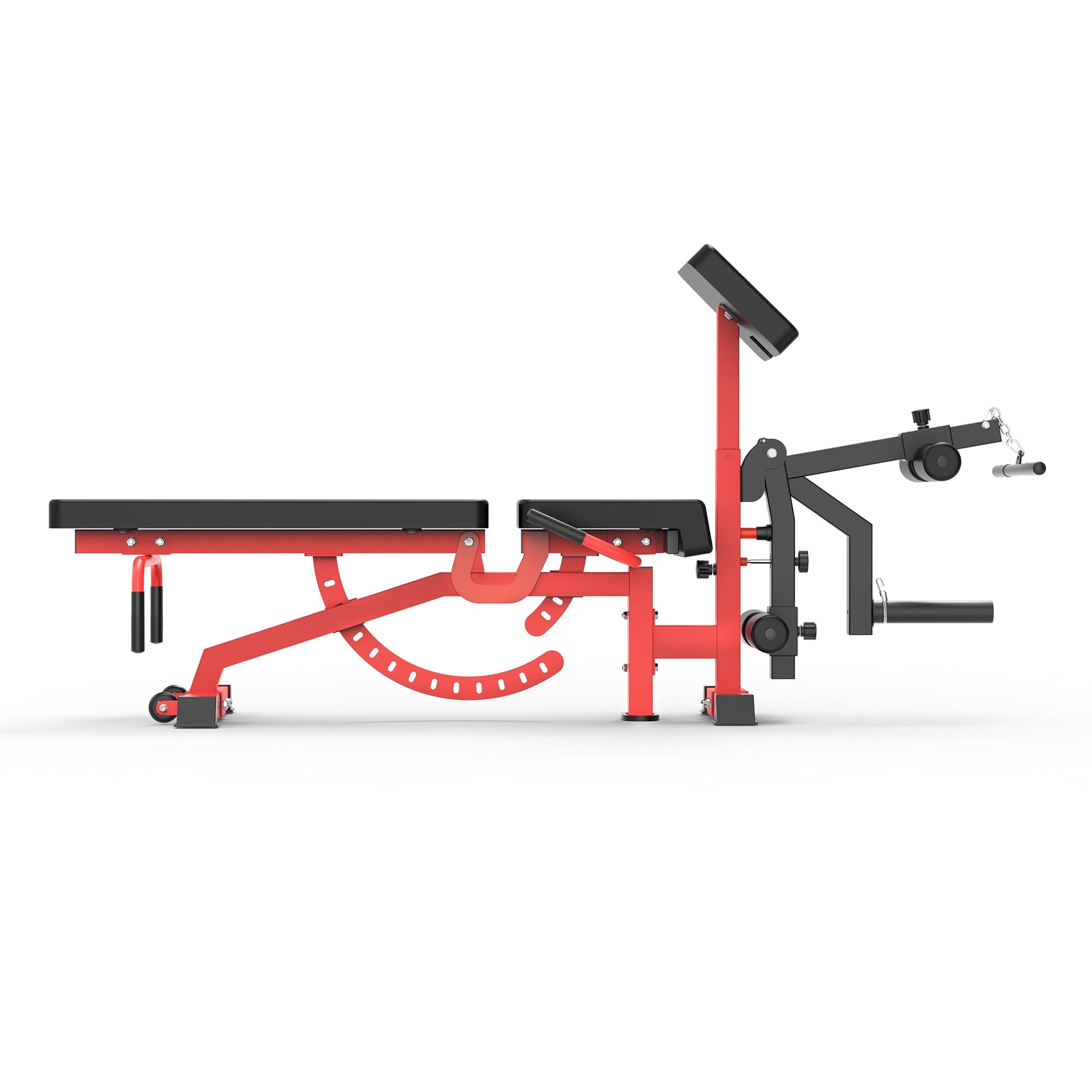 EVOLPOW BEC Multi-functional Adjustable Weight Bench with Preacher Curl and Leg Extension