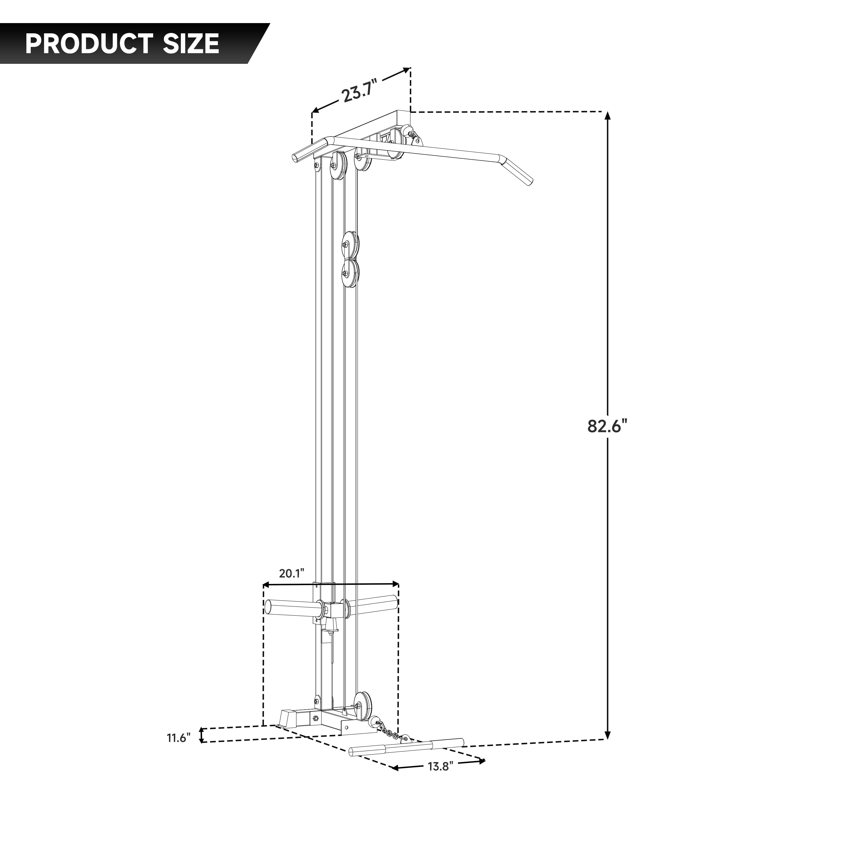 EVOLPOW Cable Pulley System For P2A