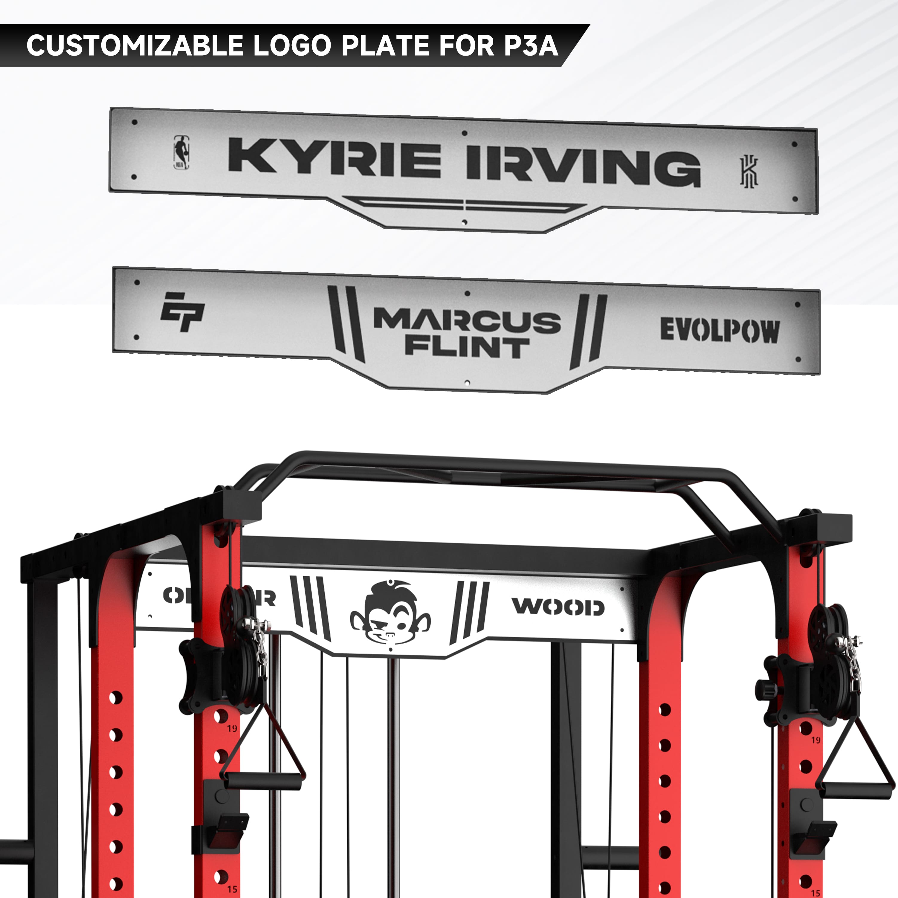 EVOLPOW Customizable Logo Plate