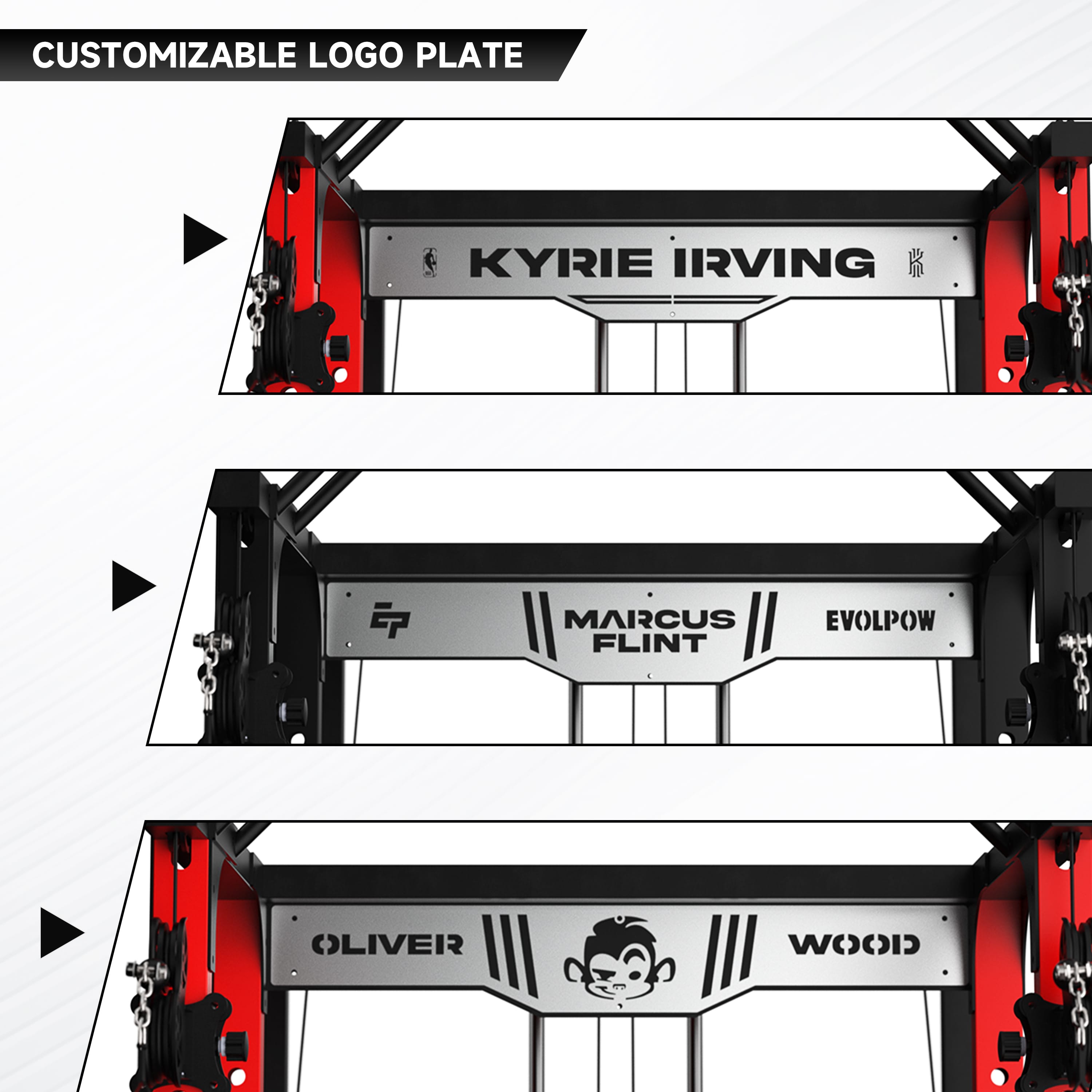 EVOLPOW Customizable Logo Plate