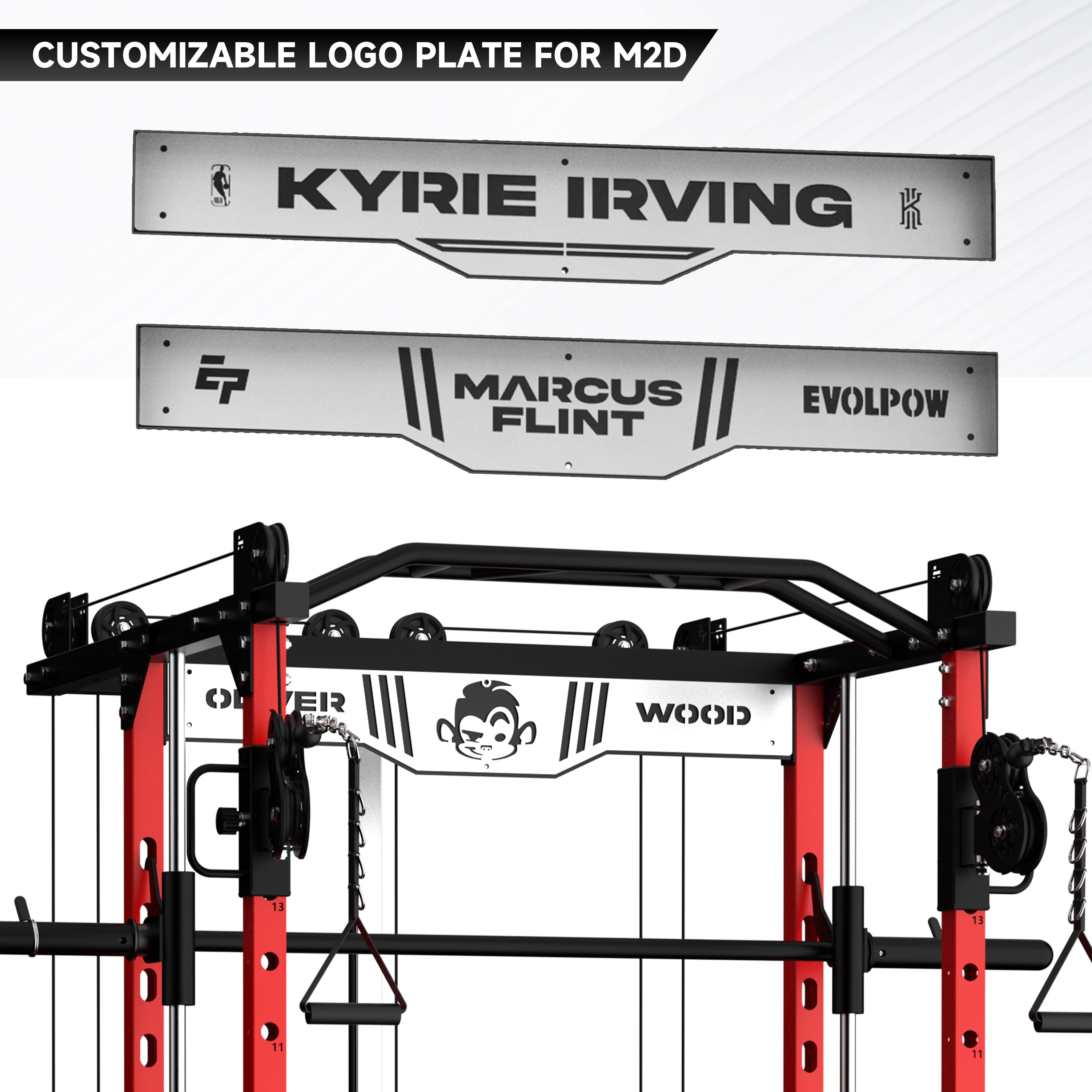 EVOLPOW Customizable Logo Plate