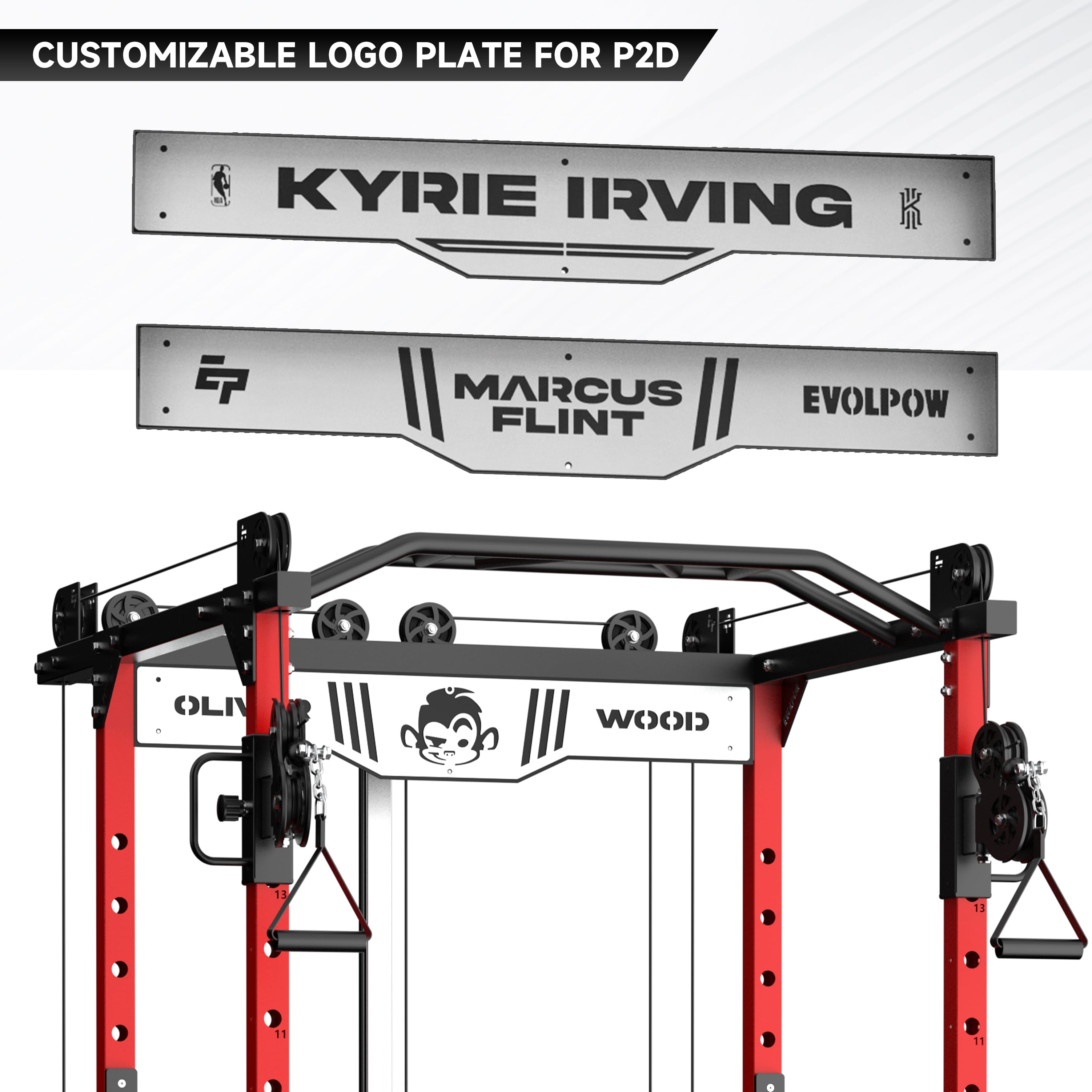 EVOLPOW Customizable Logo Plate