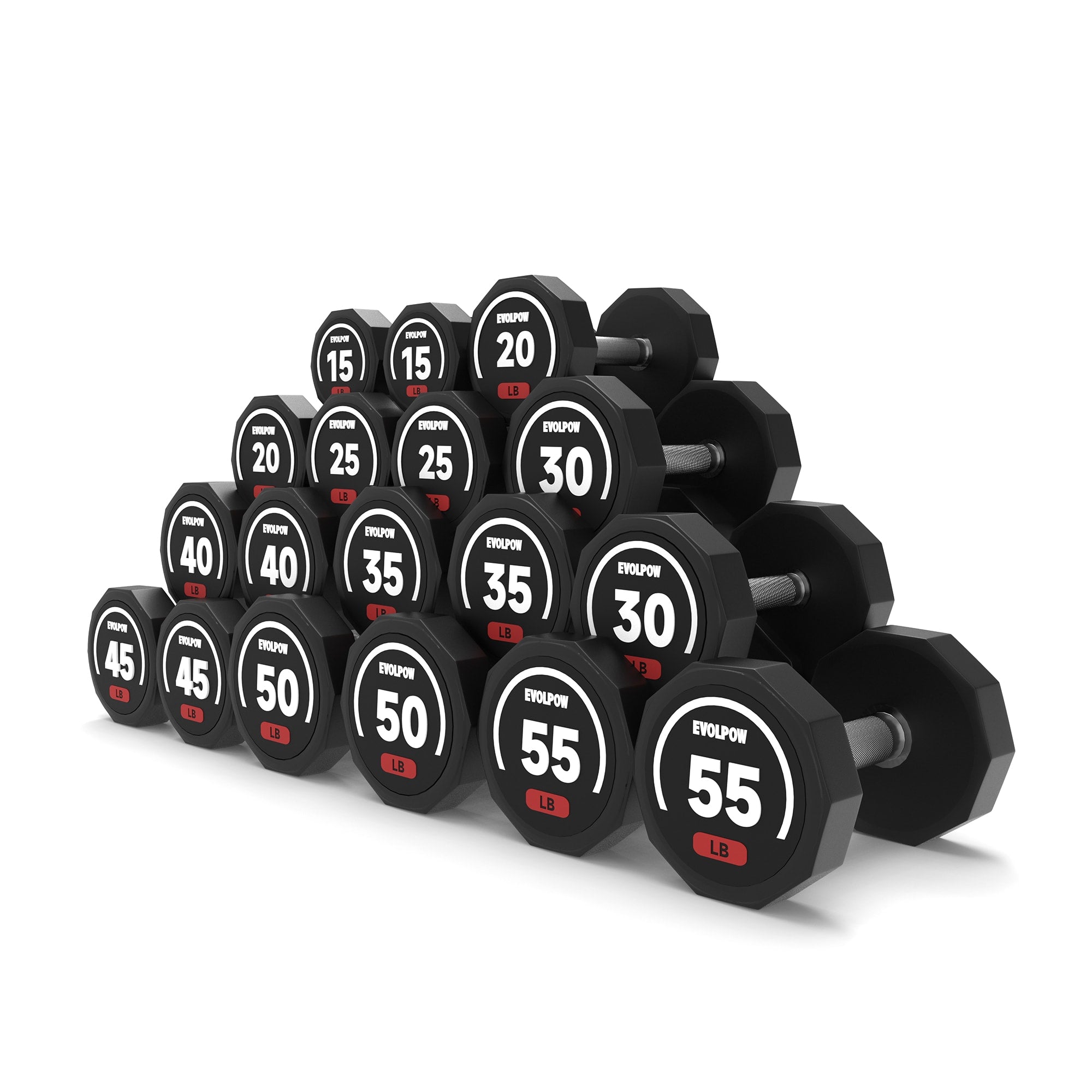 EVOLPOW Decagon PEV Dumbbells
