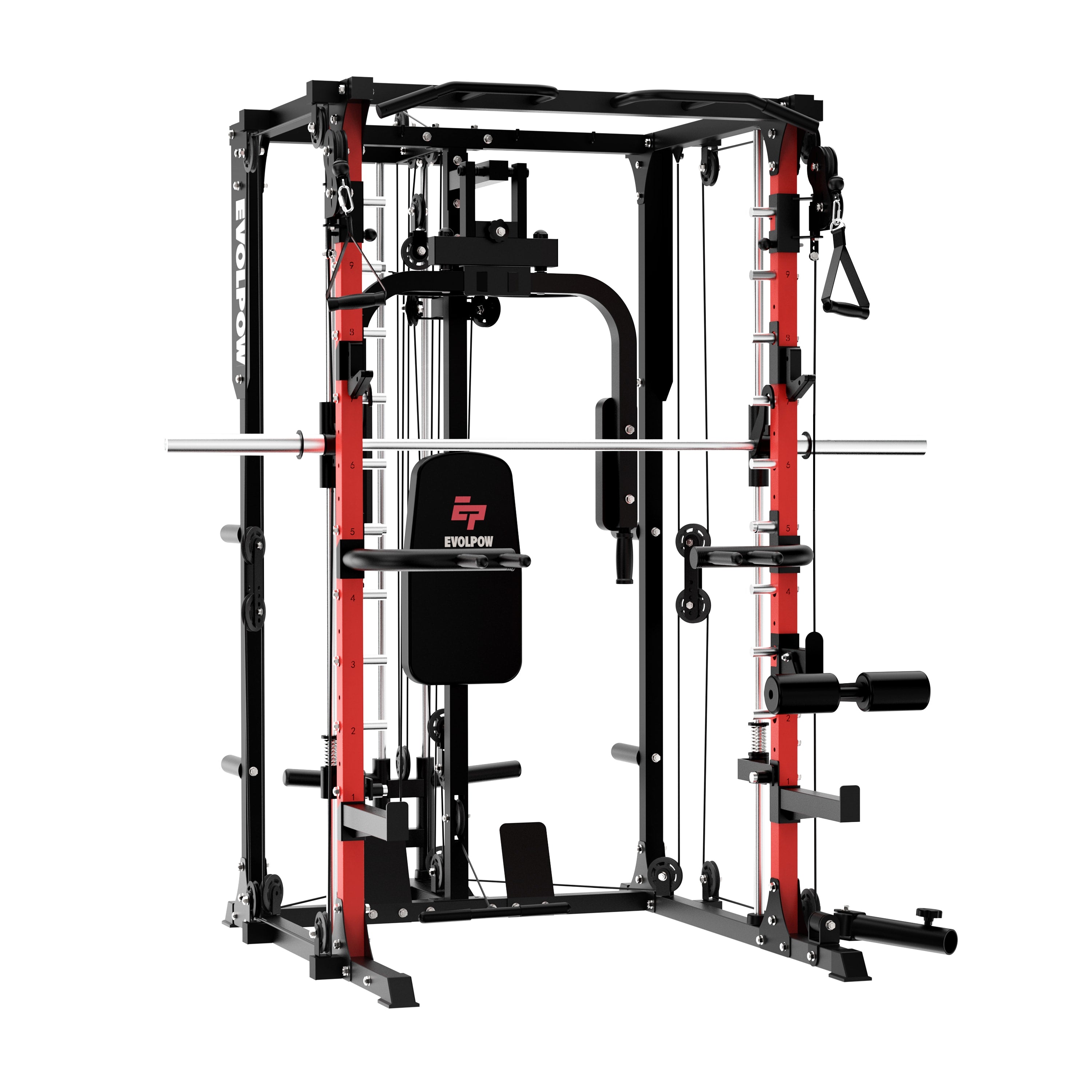EVOLPOW M2A Brute All-in-One Smith Machine Home Gym Package