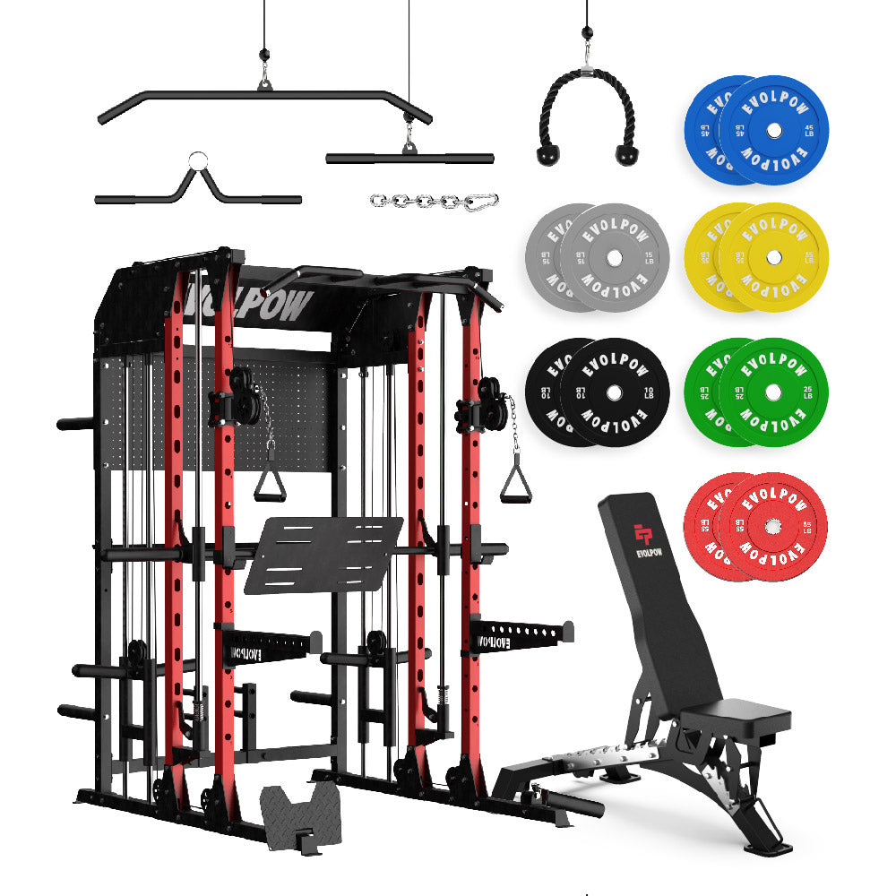 EVOLPOW M2B Brute All-In-One Smith Machine Home Gym