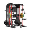 EVOLPOW M2B Brute All-In-One Smith Machine Home Gym Package with Dual Weight Stacks