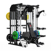 EVOLPOW M2B Pro Brute All-In-One Smith Machine Home Gym Package with Dual Weight Stacks