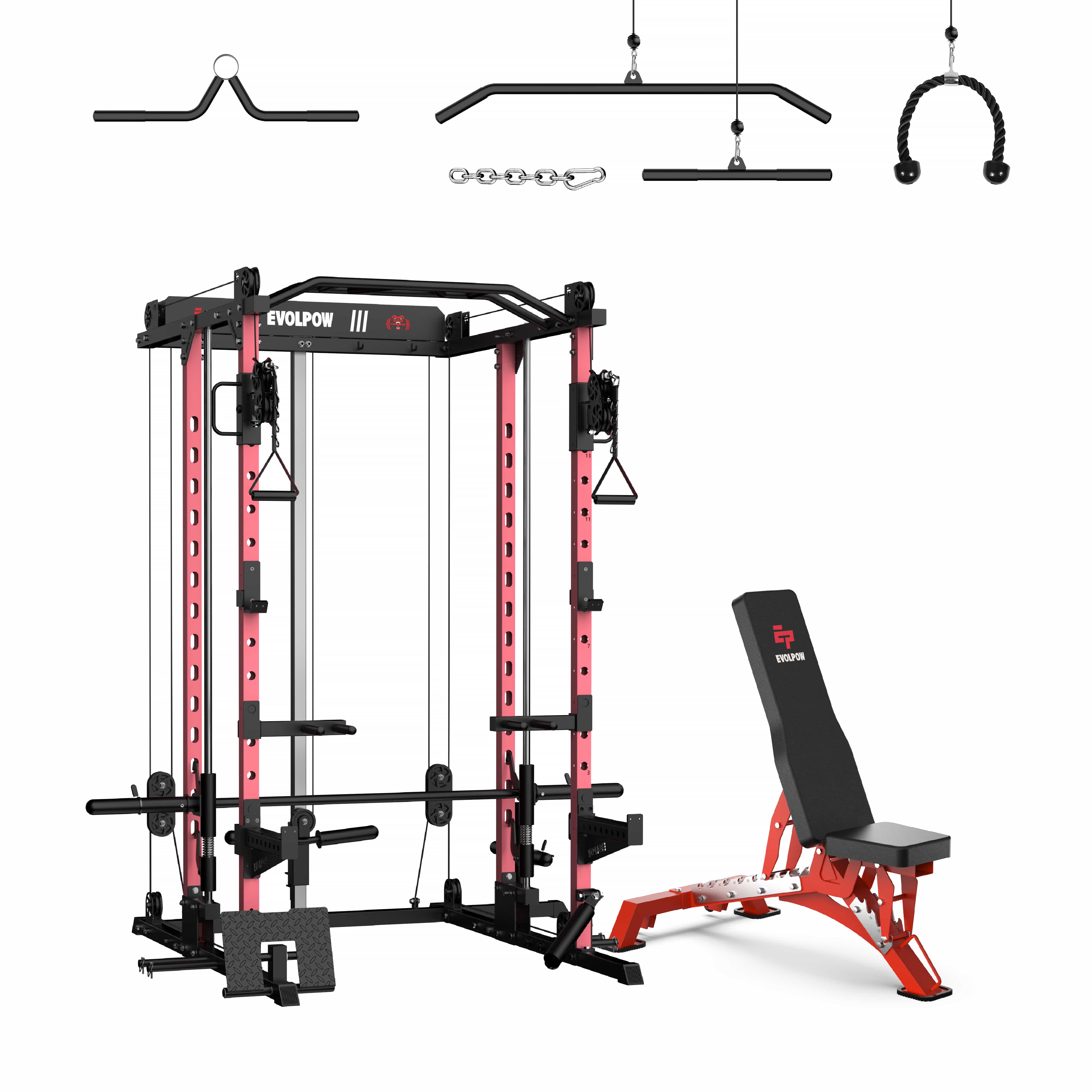 EVOLPOW M2D Brute All-in-One Smith Machine Home Gym