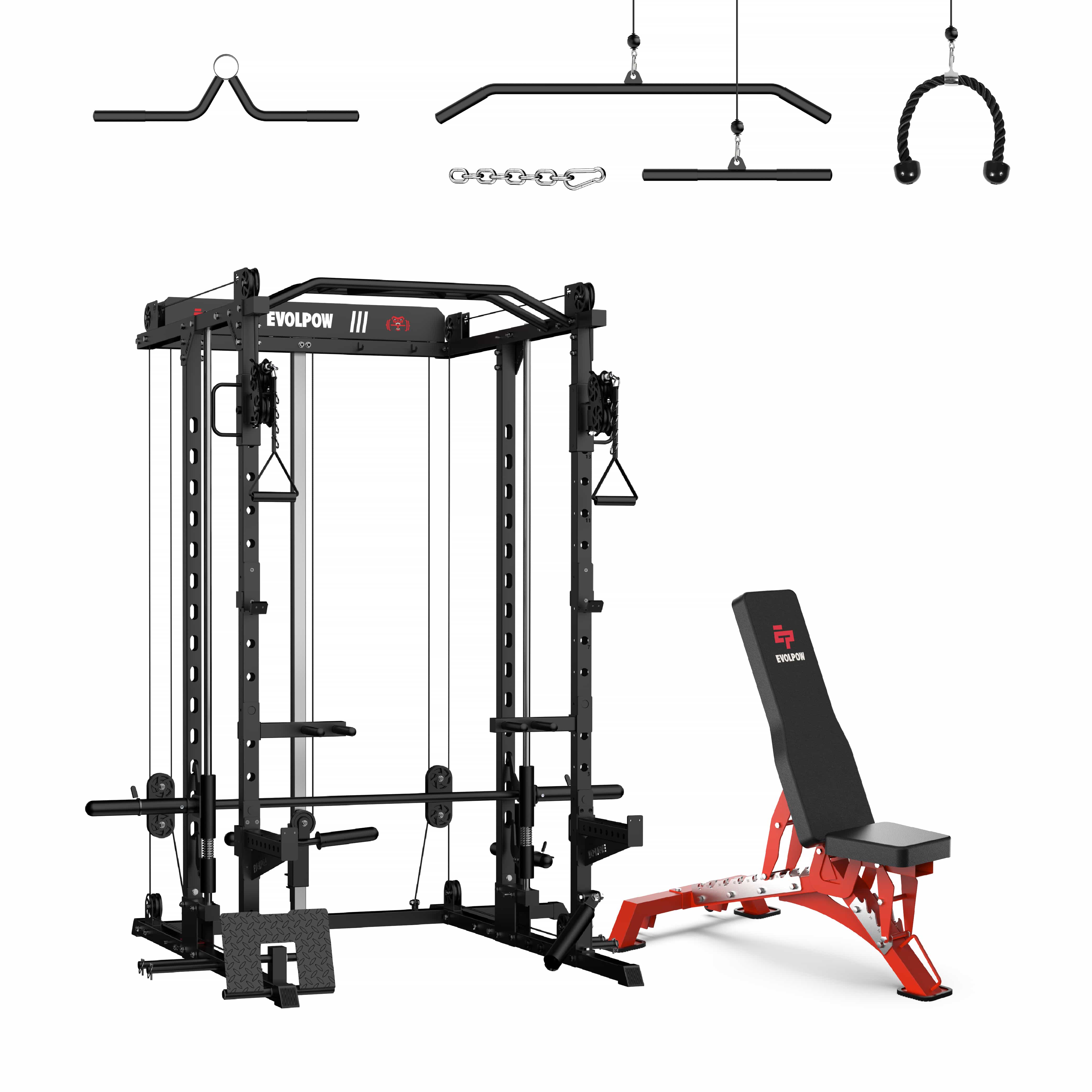 EVOLPOW M2D Brute All-in-One Smith Machine Home Gym