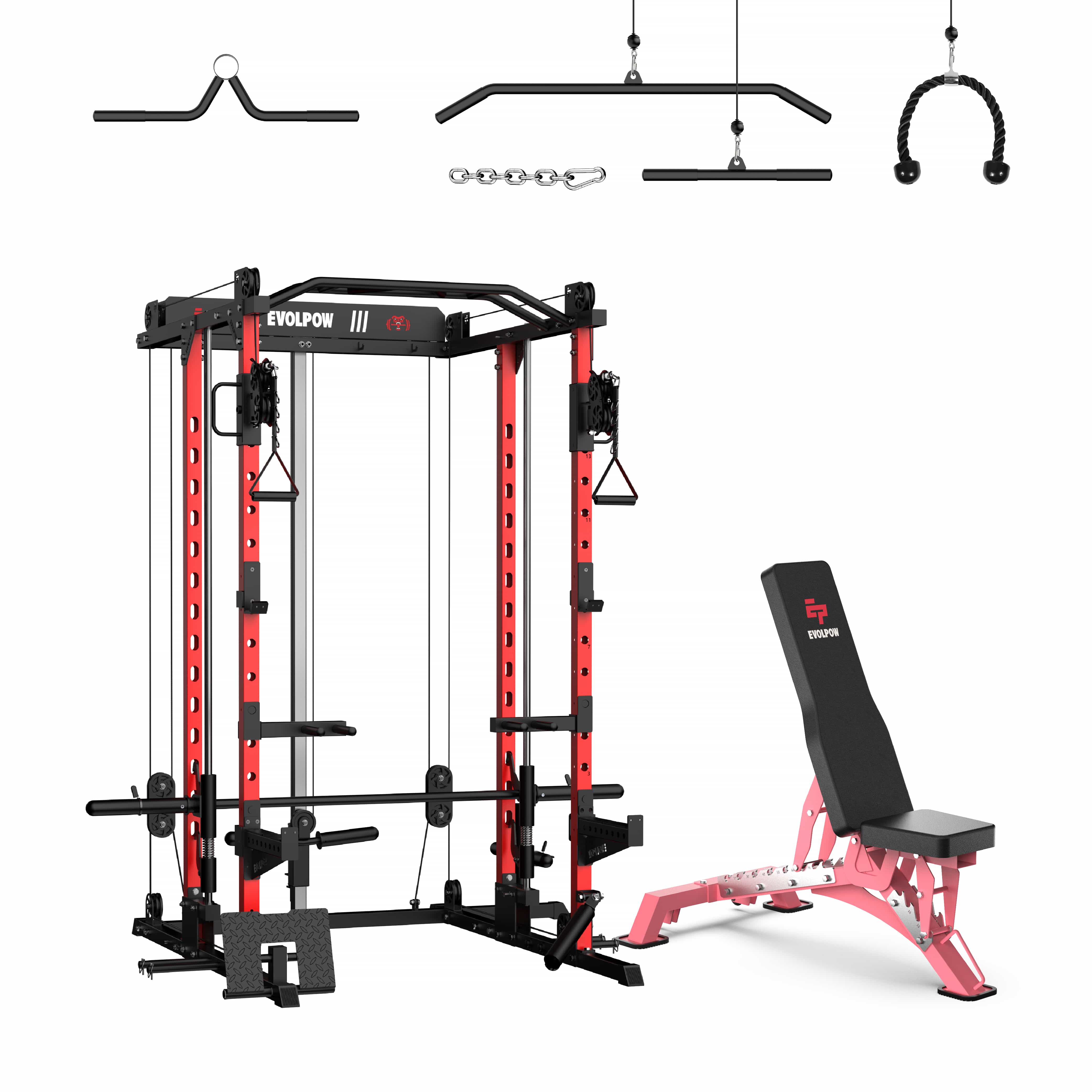 EVOLPOW M2D Brute All-in-One Smith Machine Home Gym