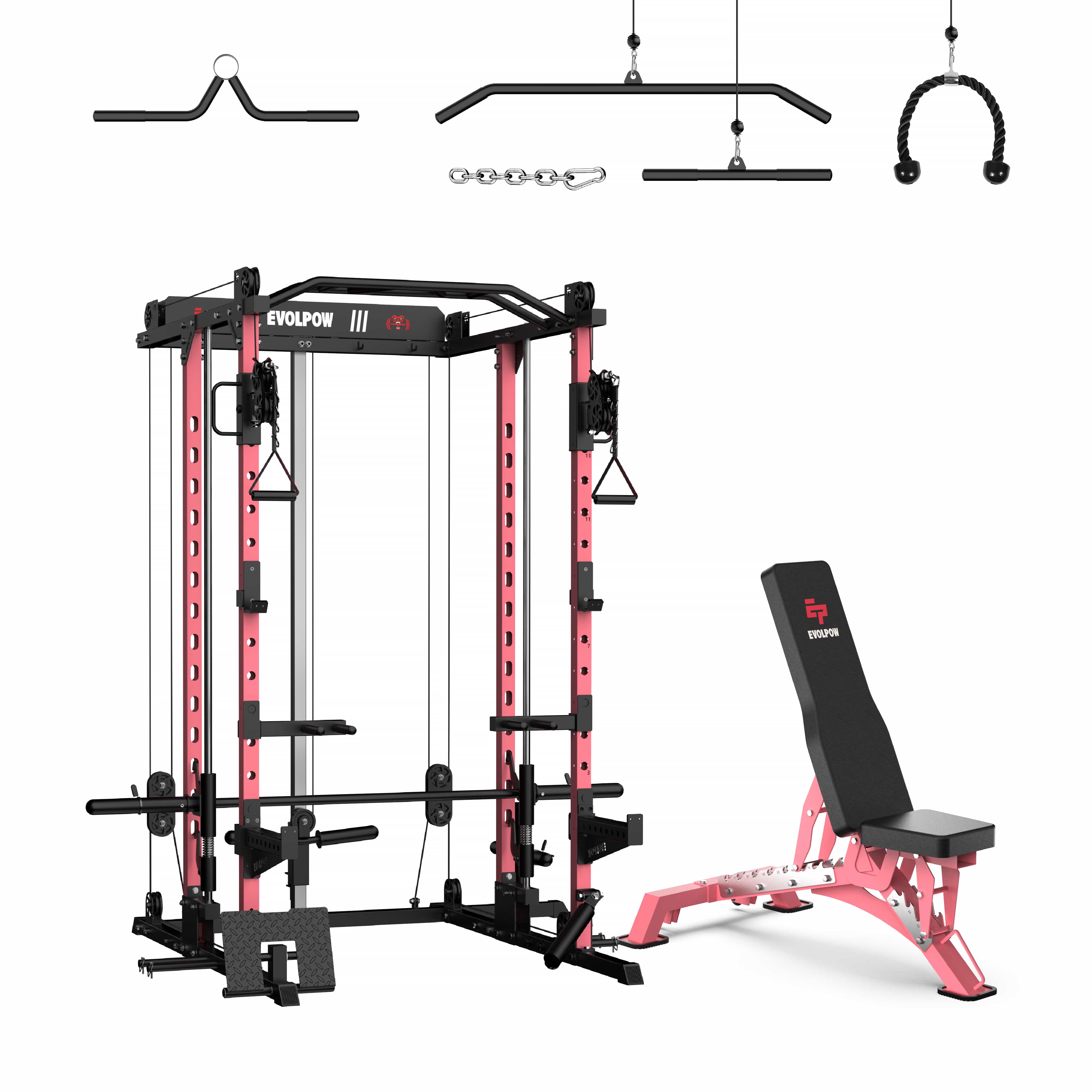 EVOLPOW M2D Brute All-in-One Smith Machine Home Gym