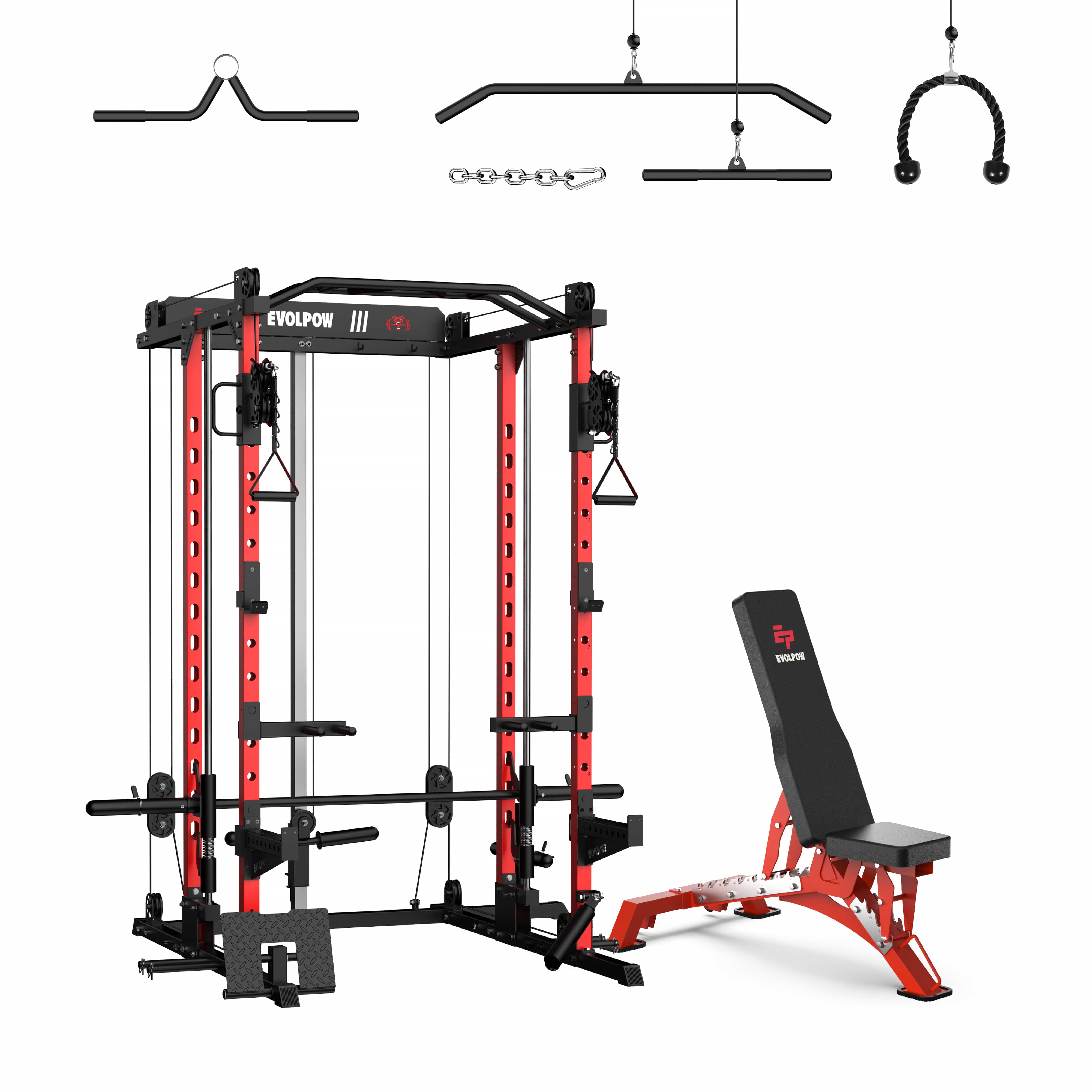 EVOLPOW M2D Brute All-in-One Smith Machine Home Gym