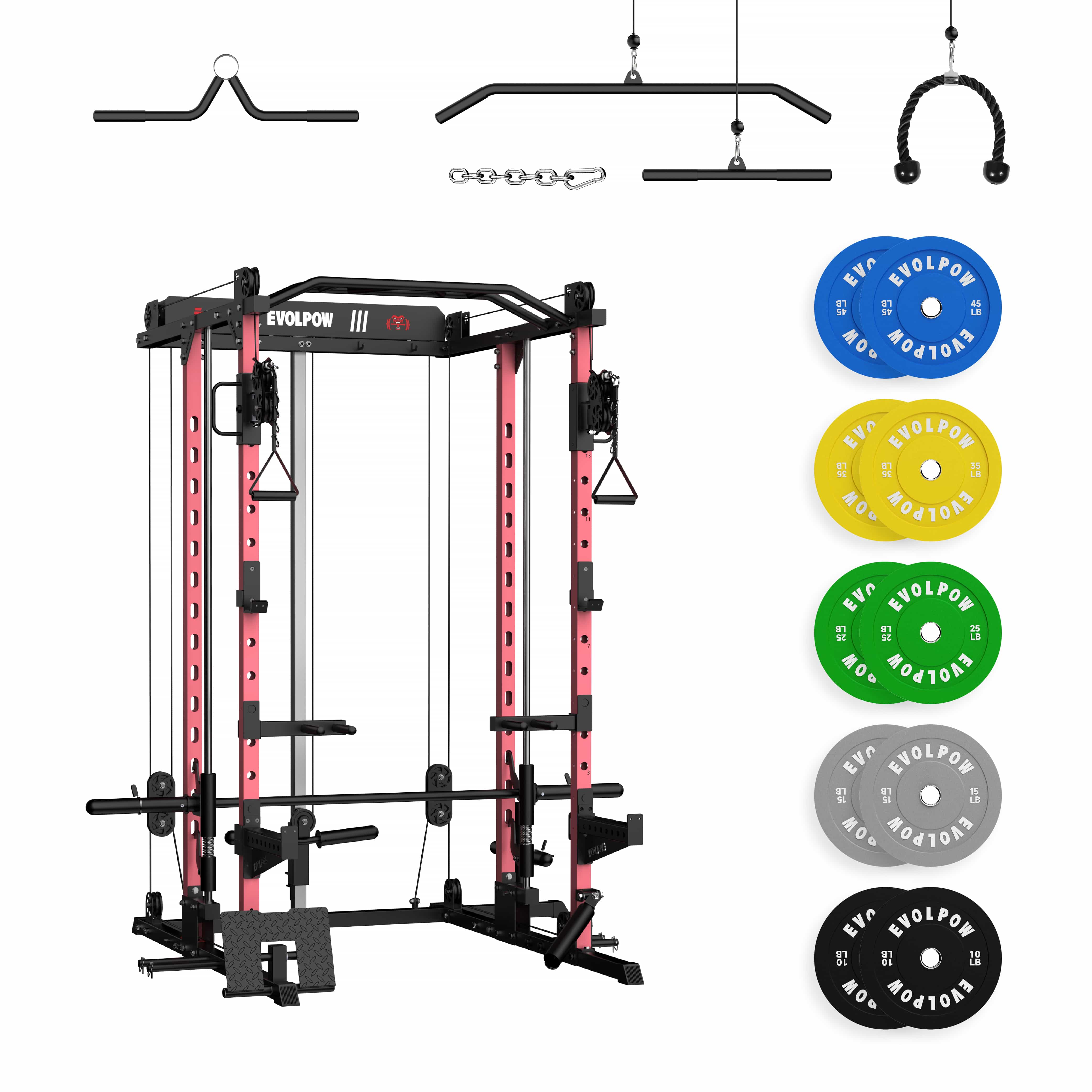 EVOLPOW M2D Brute All-in-One Smith Machine Home Gym
