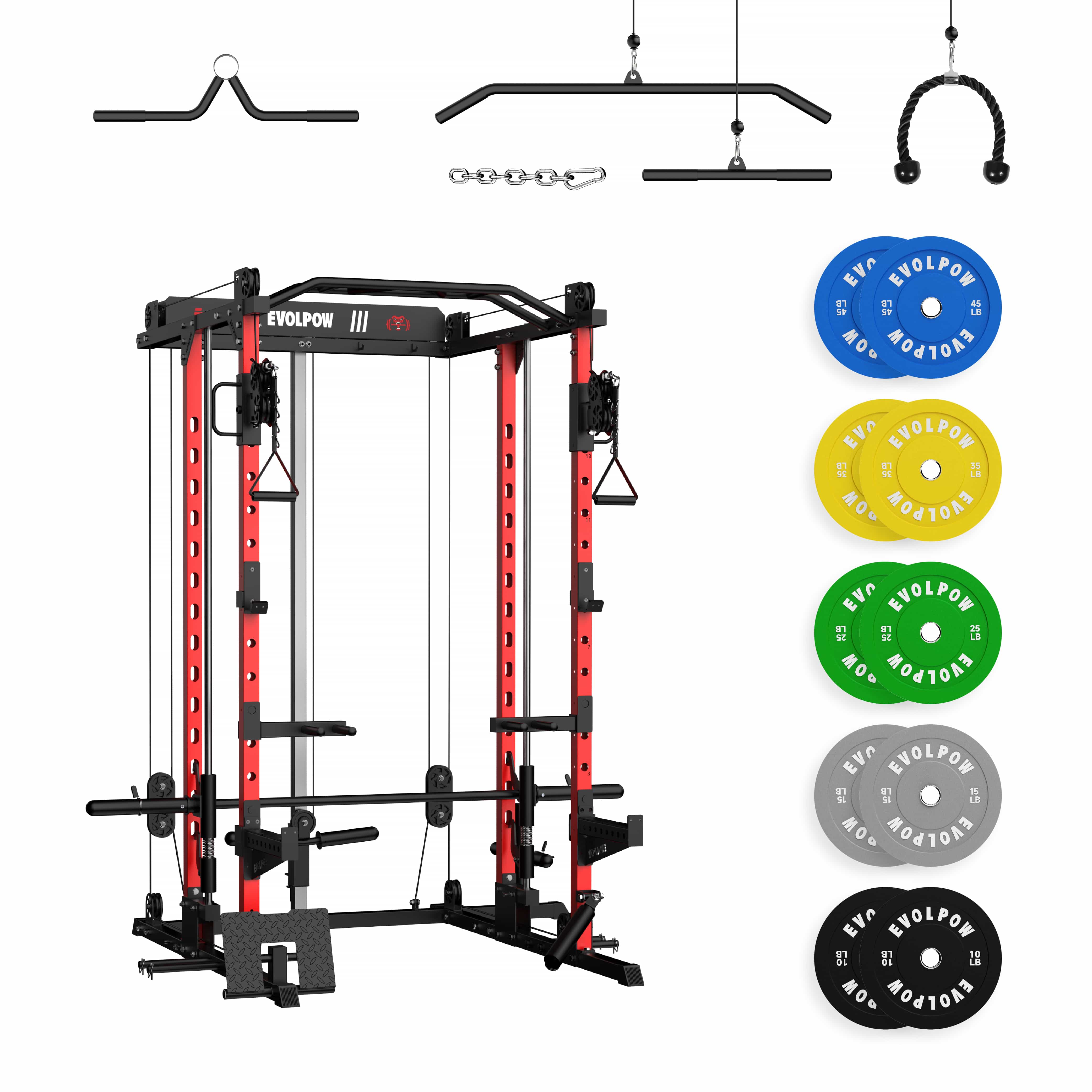 EVOLPOW M2D Brute All-in-One Smith Machine Home Gym