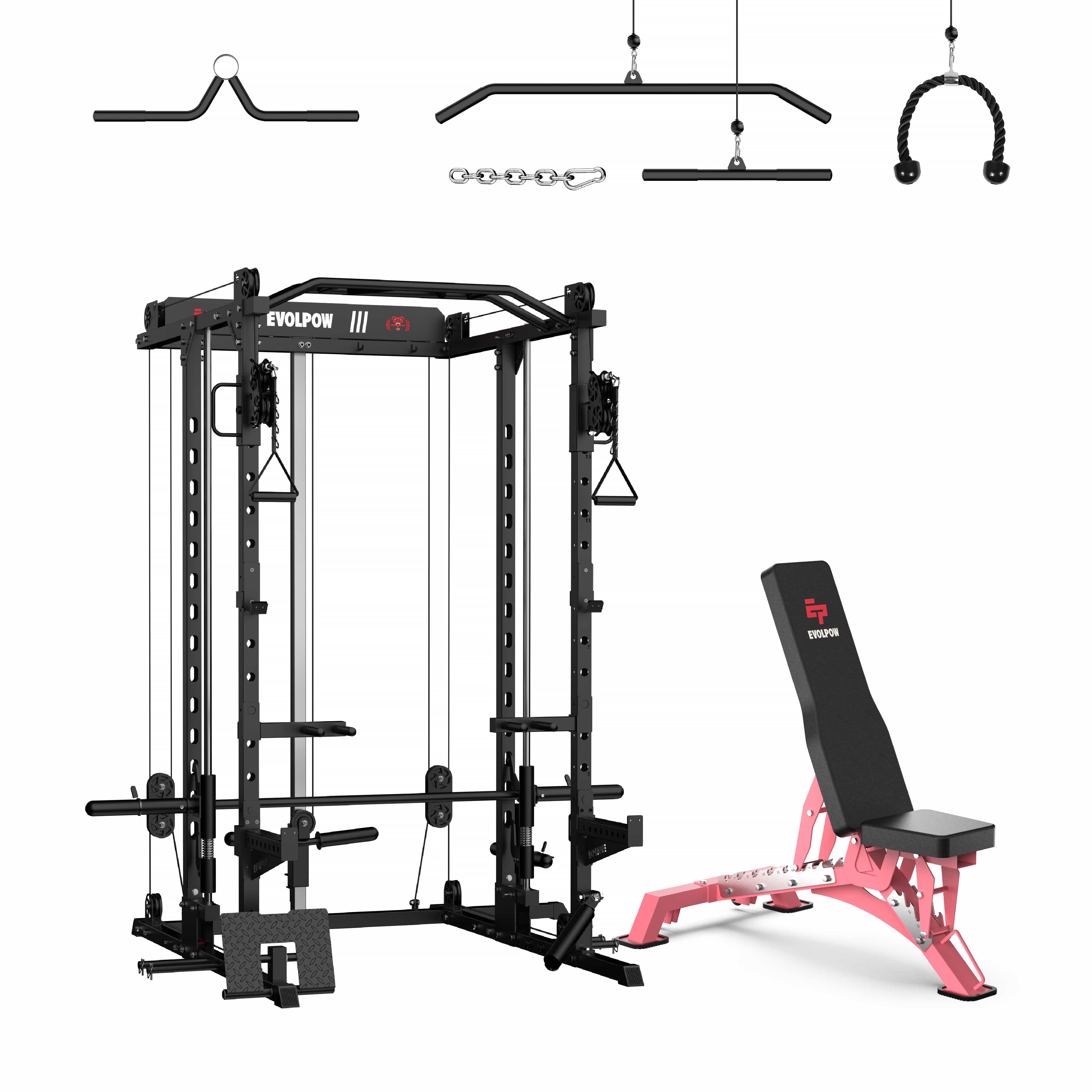 EVOLPOW M2D Brute All-in-One Smith Machine Home Gym