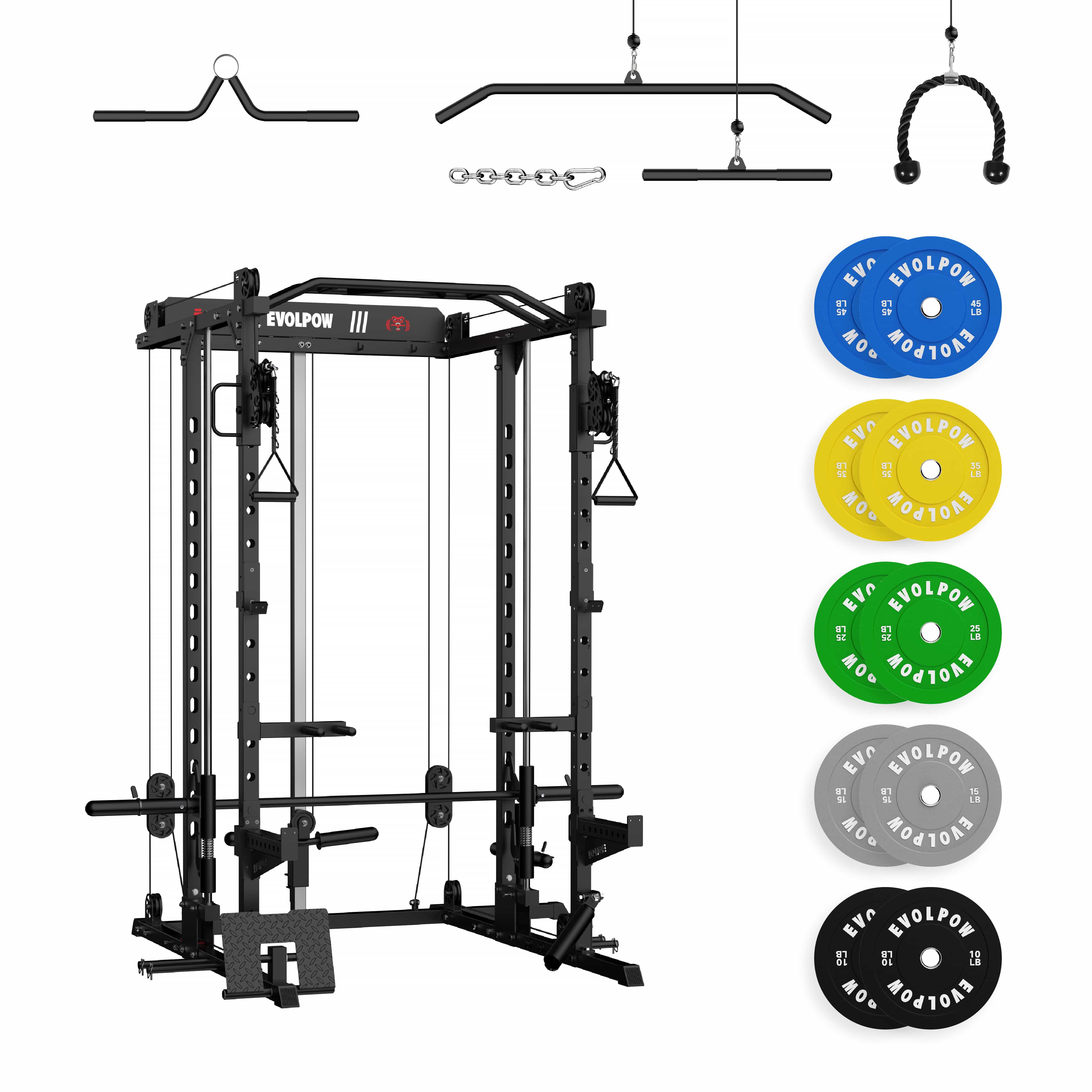 EVOLPOW M2D Brute All-in-One Smith Machine Home Gym