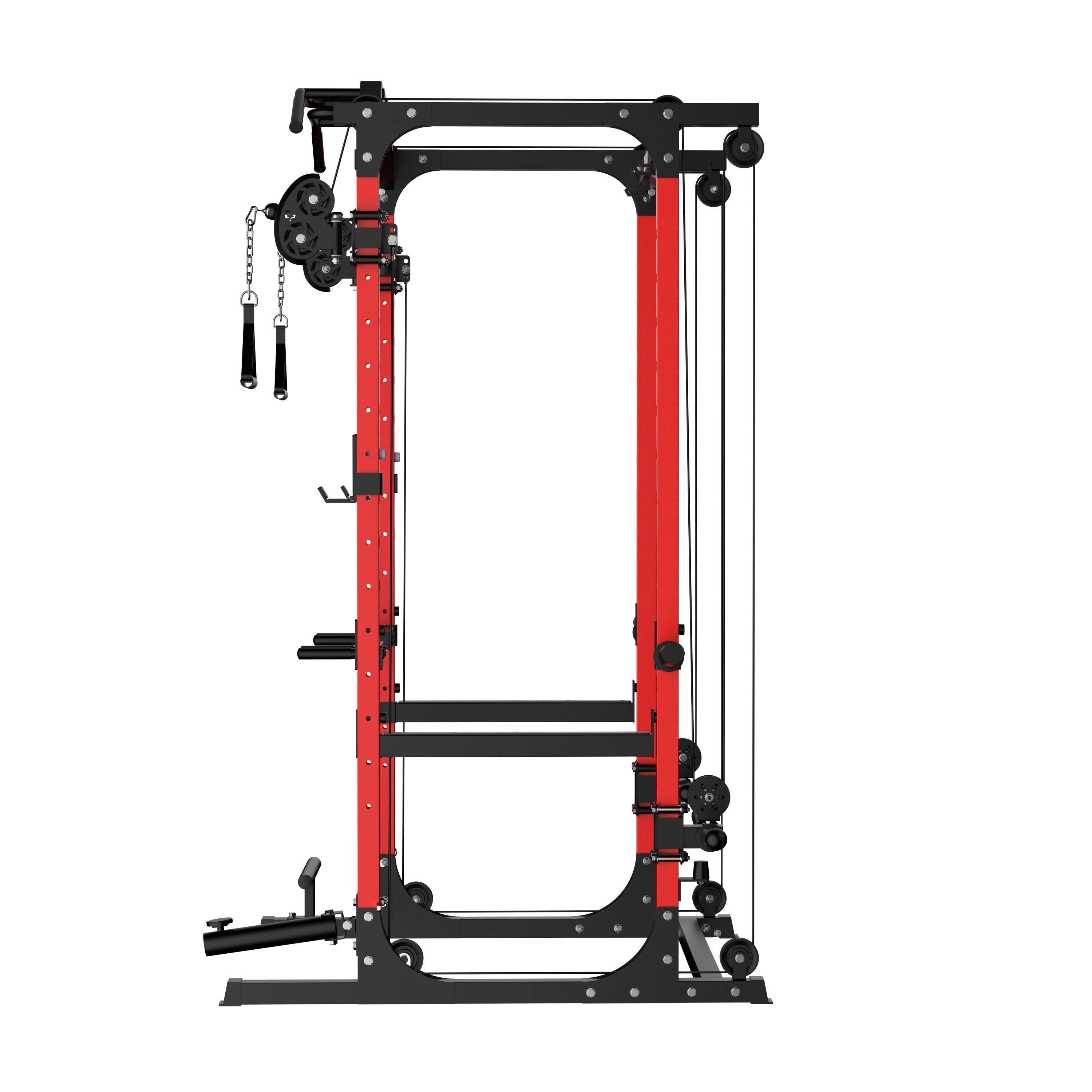 EVOLPOW P2A Brute All-in-One Power Rack Home Gym (Dual Pulley Edition) - For Beginner