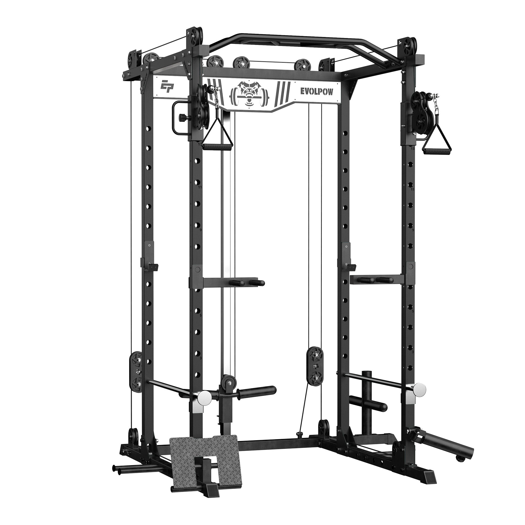 EVOLPOW P2D Brute All in One Power Rack Home Gym