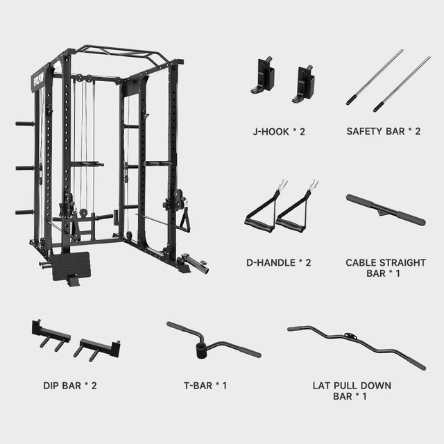 EVOLPOW P3A Tank All-in-One Power Rack Home Gym - Best Seller – Evolpow ...